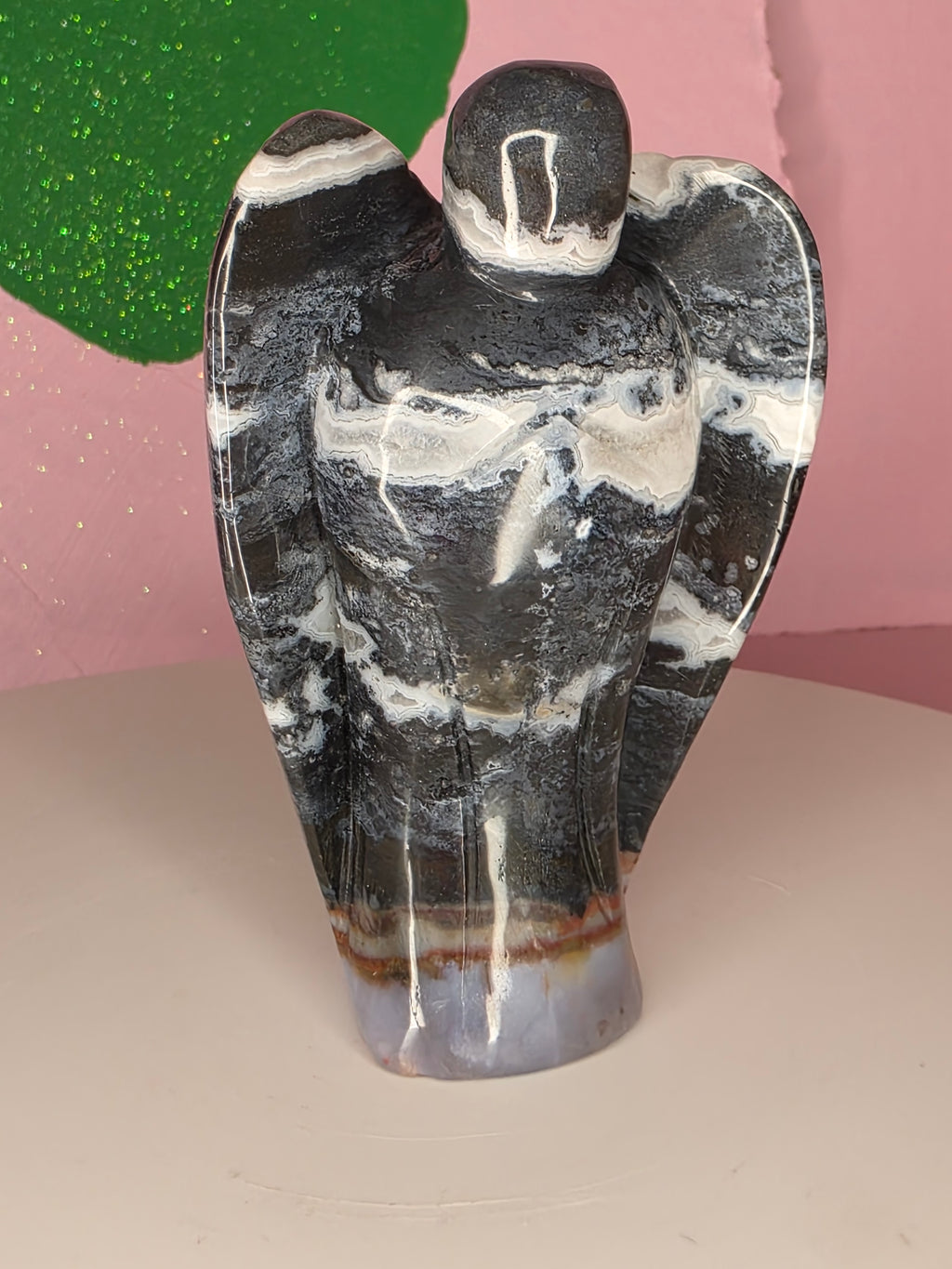 Ocean Jasper and Chalcedony Angel A