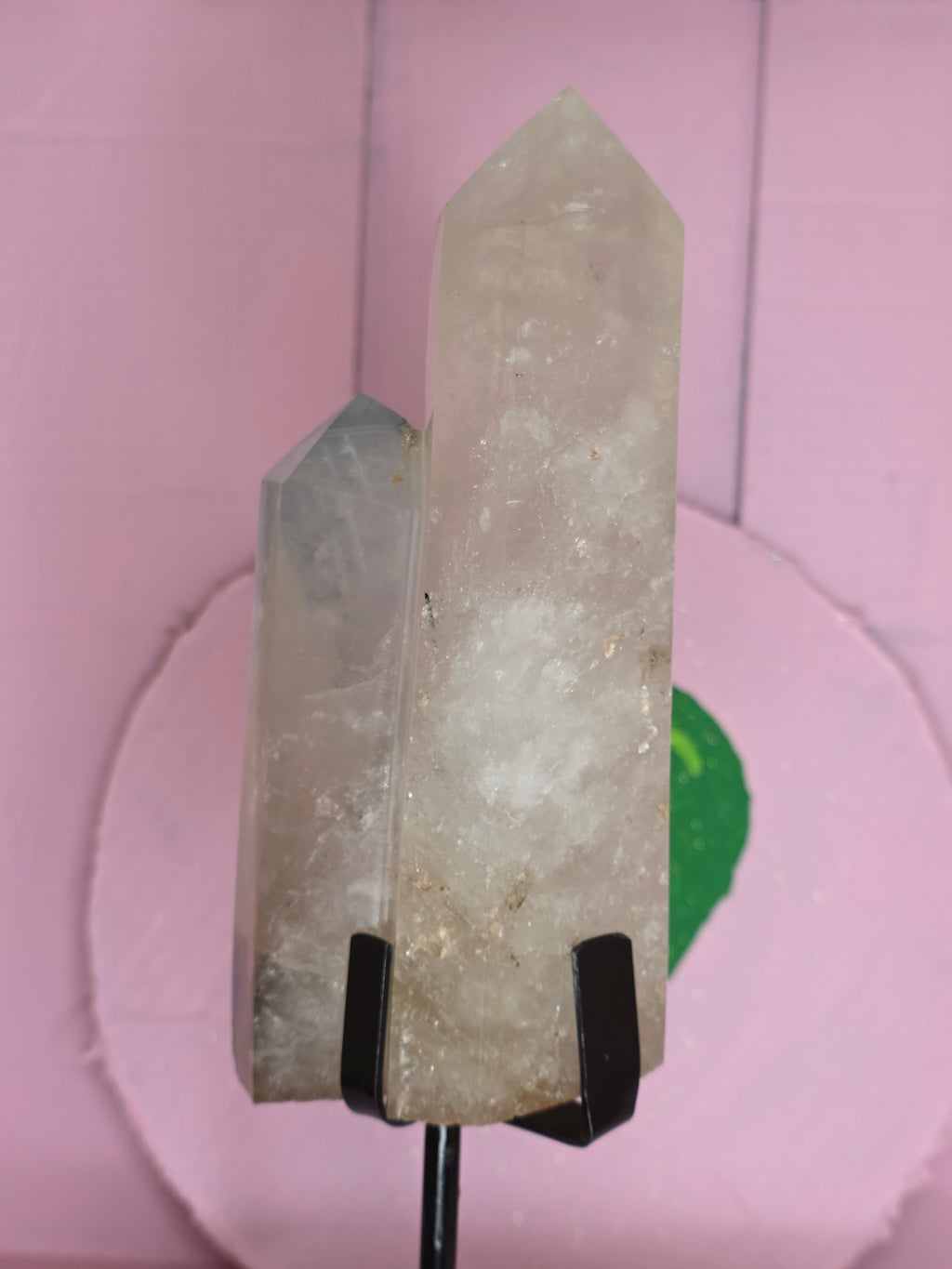 Tourmaline in Quartz with Black Rutile A