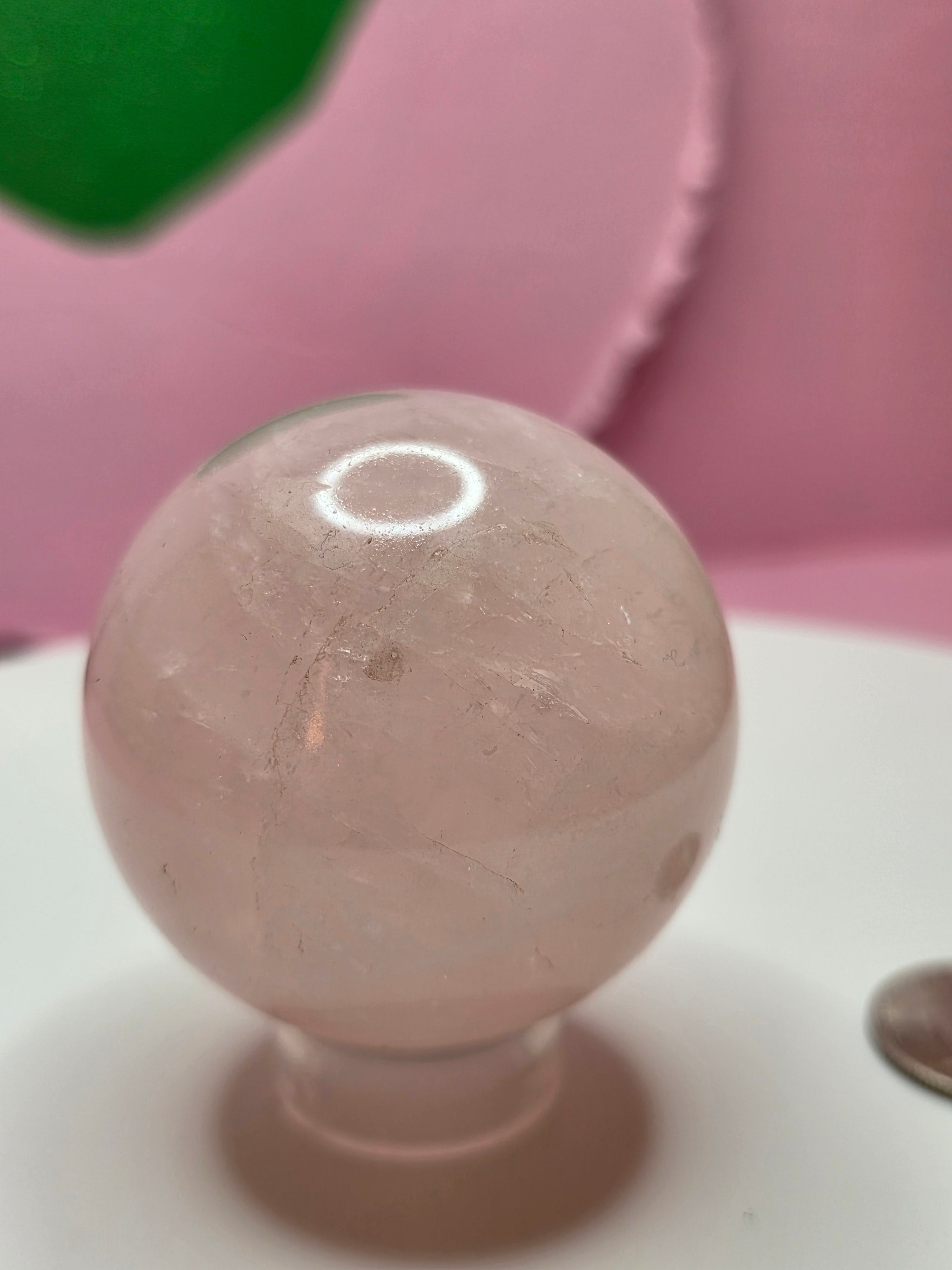 Rose Quartz Sphere A