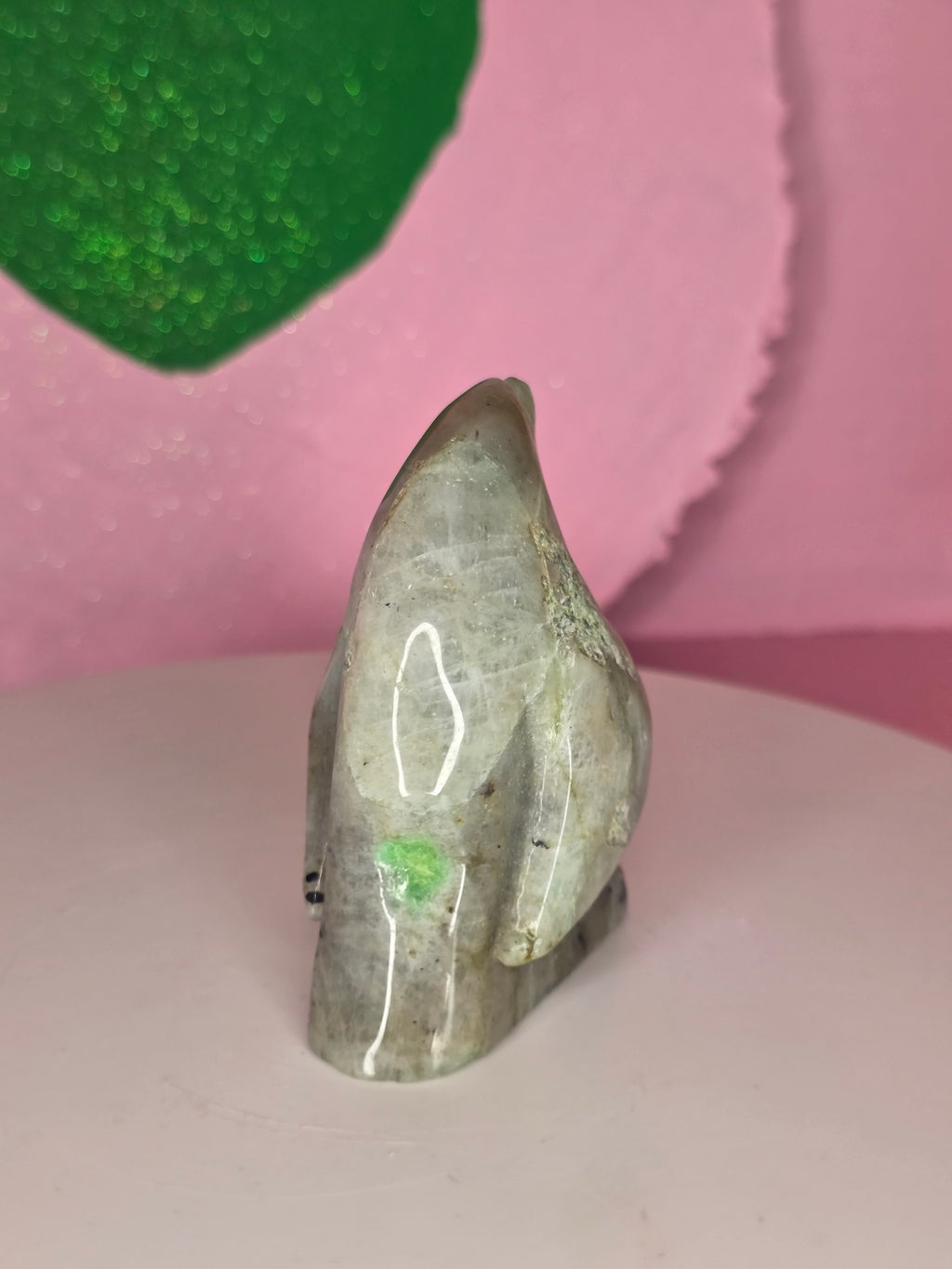 Garnierite Green Moonstone Penguin B