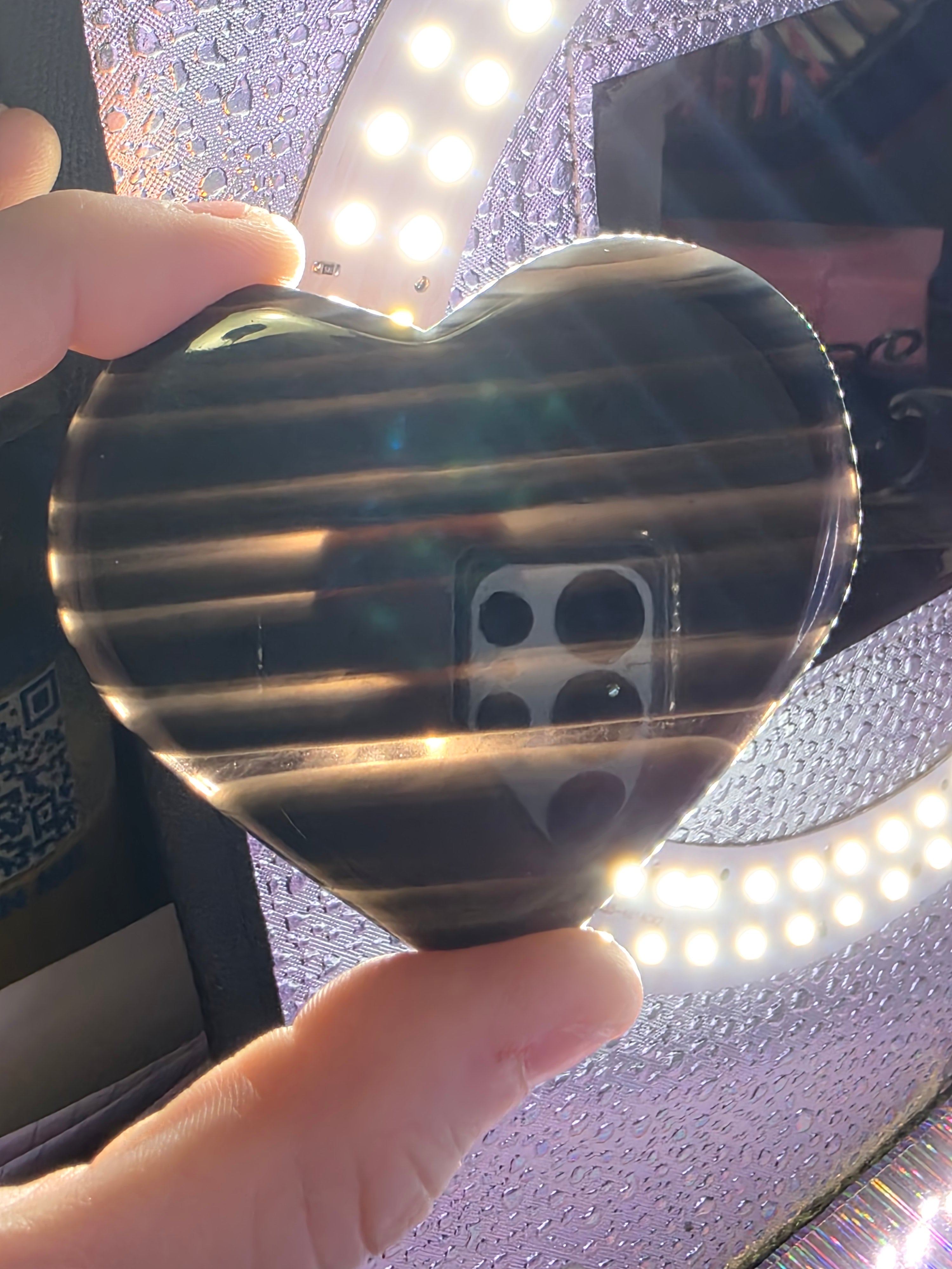 Obsidian Lace Heart H