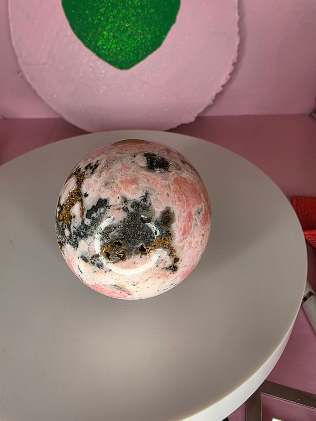 Peruvian Rhodonite Sphere A
