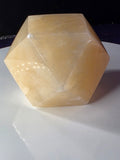 Yellow Calcite Tetradecagon