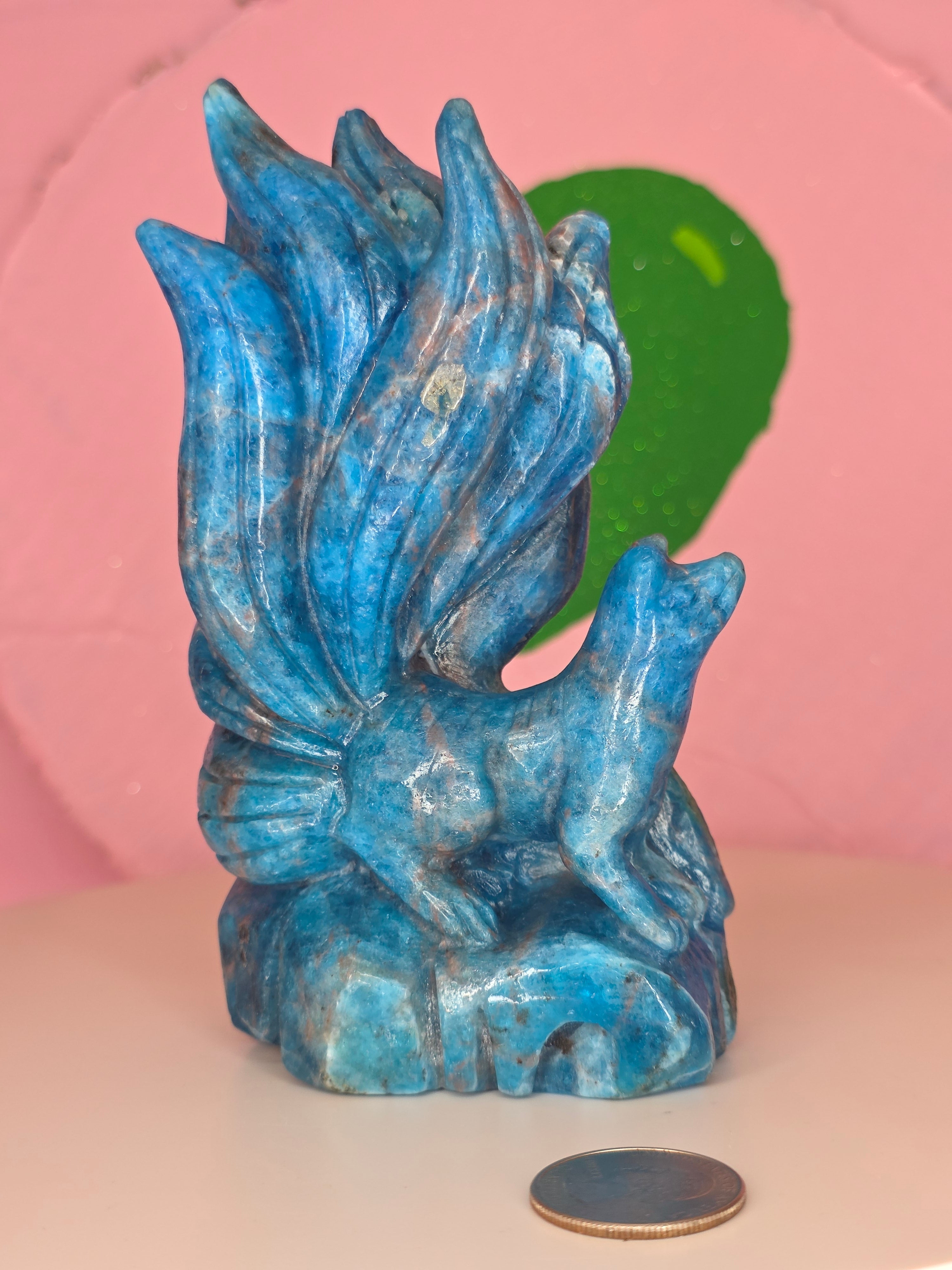 Blue Apatite Nine Tail Fox B