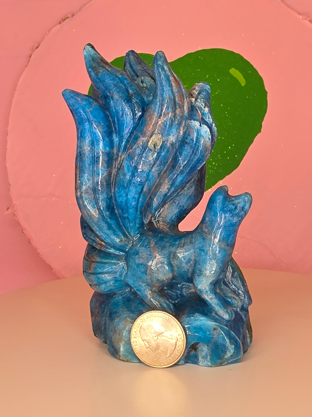 Blue Apatite Nine Tail Fox B