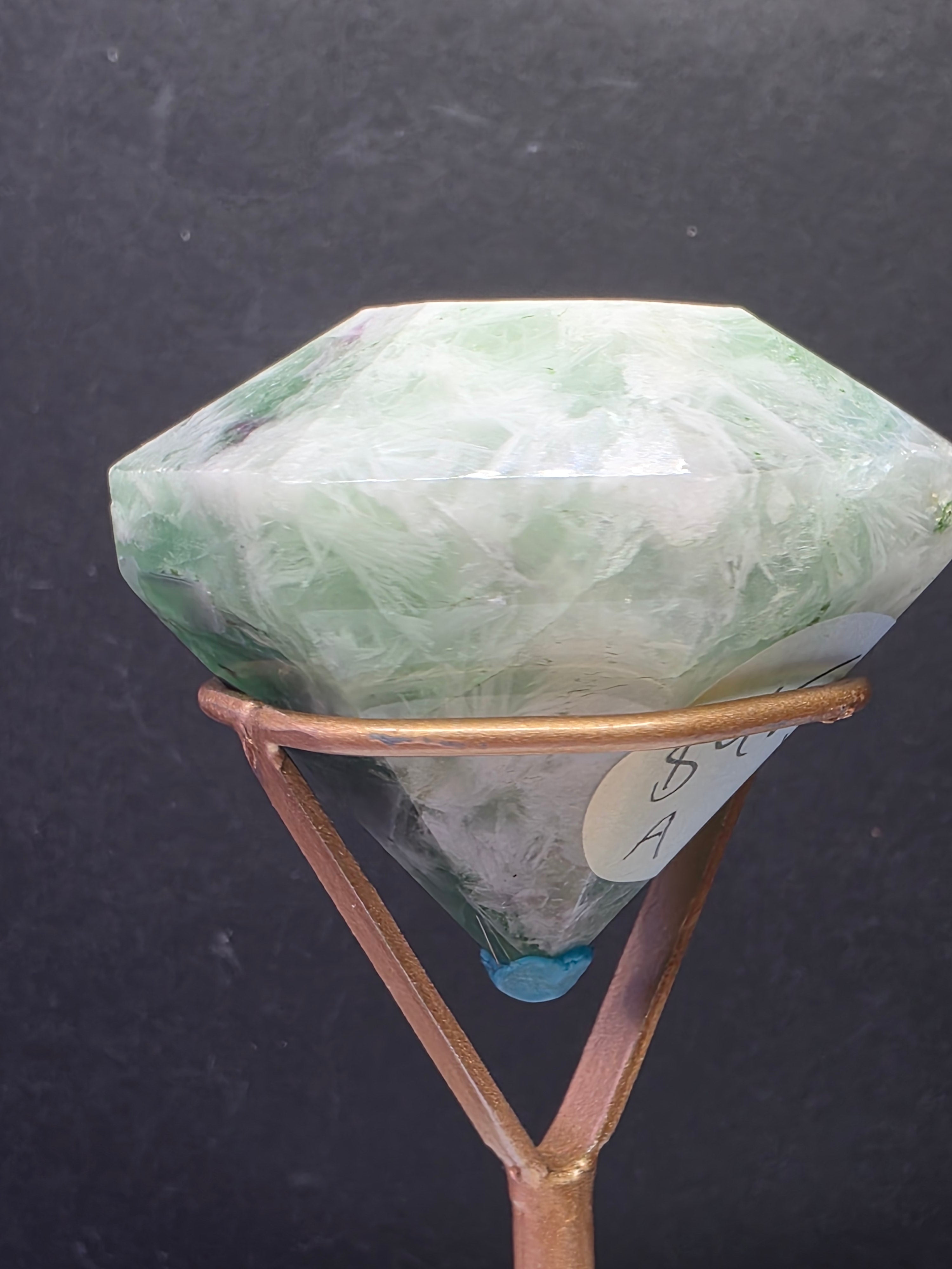 Feather Fluorite Diamond A