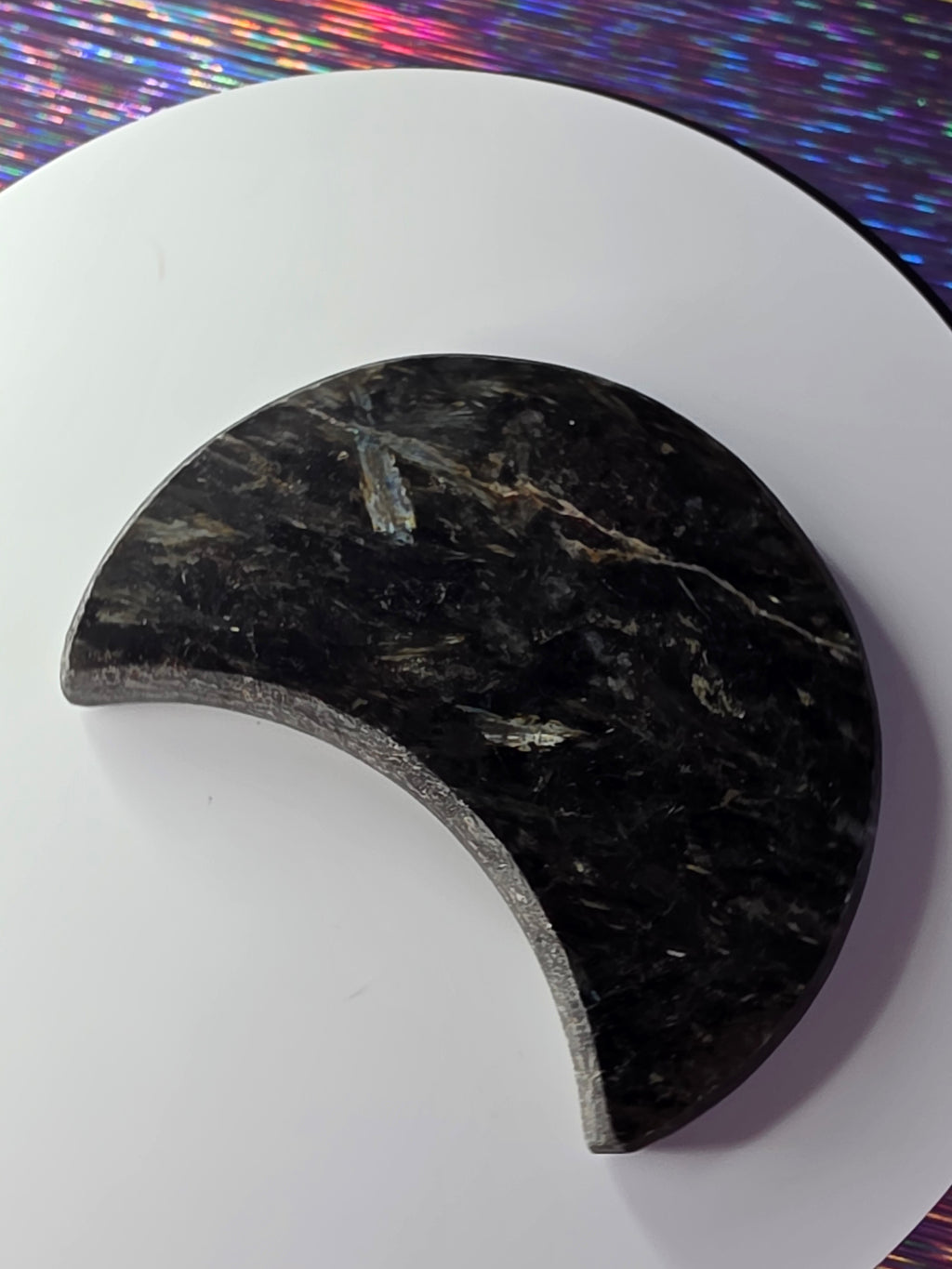 Arfvedsonite with Garnet Moon F