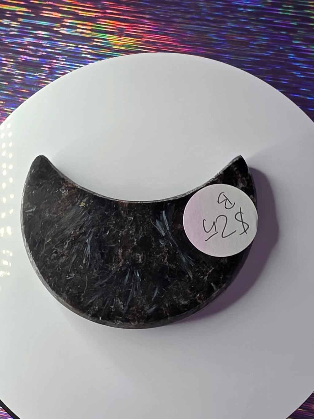 Arfvedsonite with Garnet Moon B
