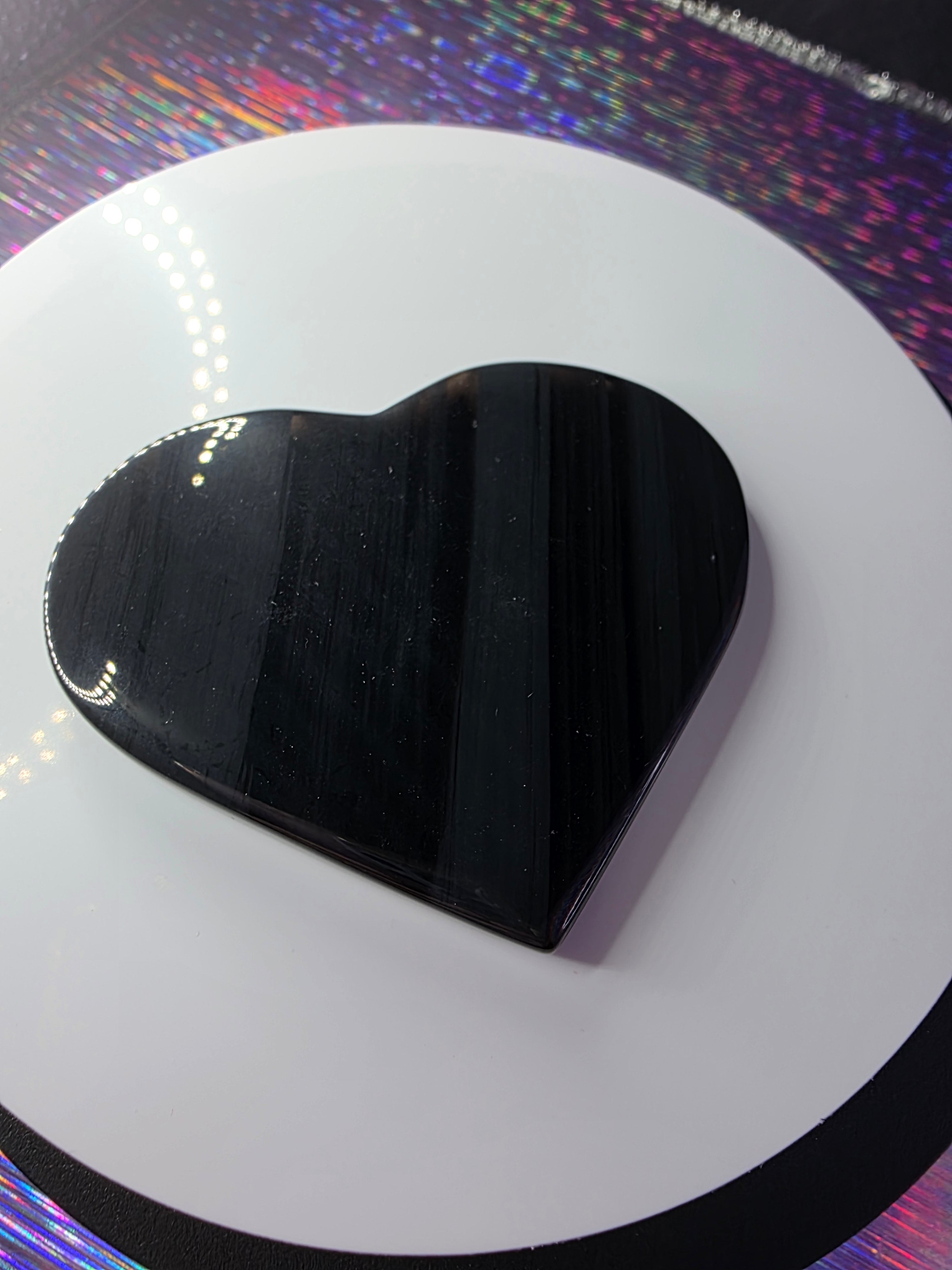 Obsidian Lace Heart E