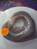 Druzy Agate Heart F