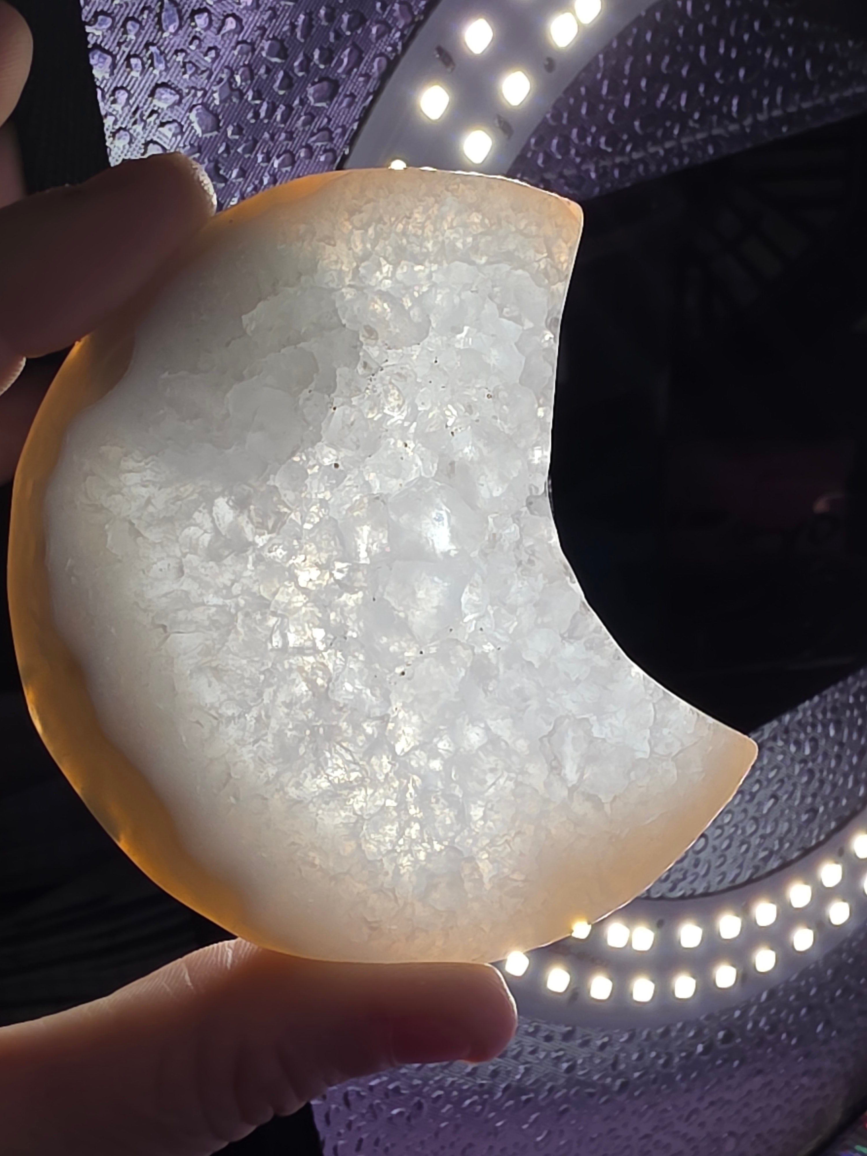 Quartz and Agate Moon A
