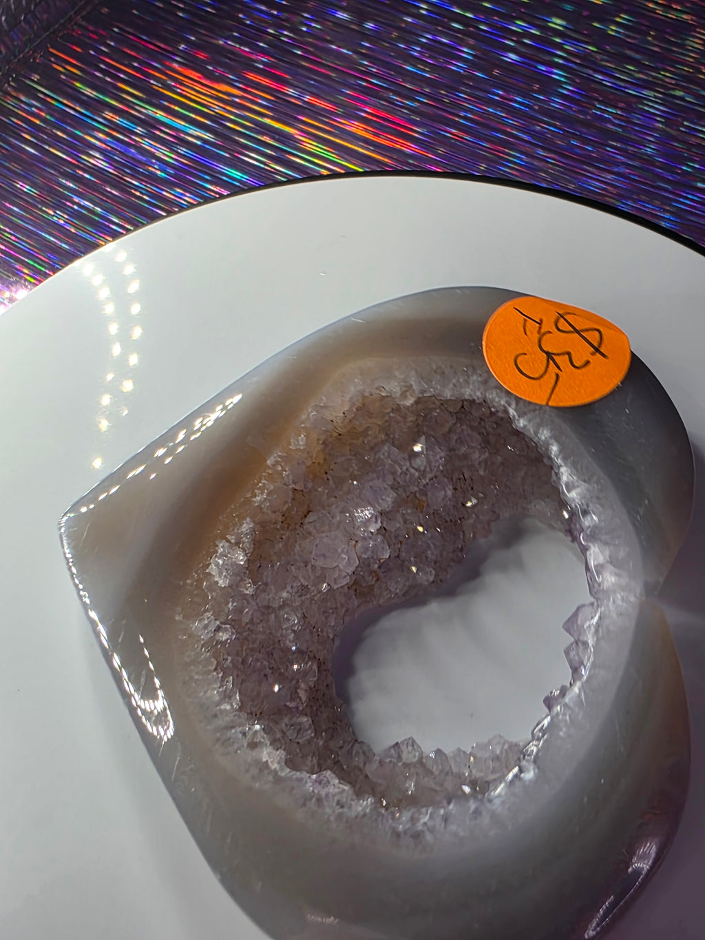 Druzy Agate Heart F