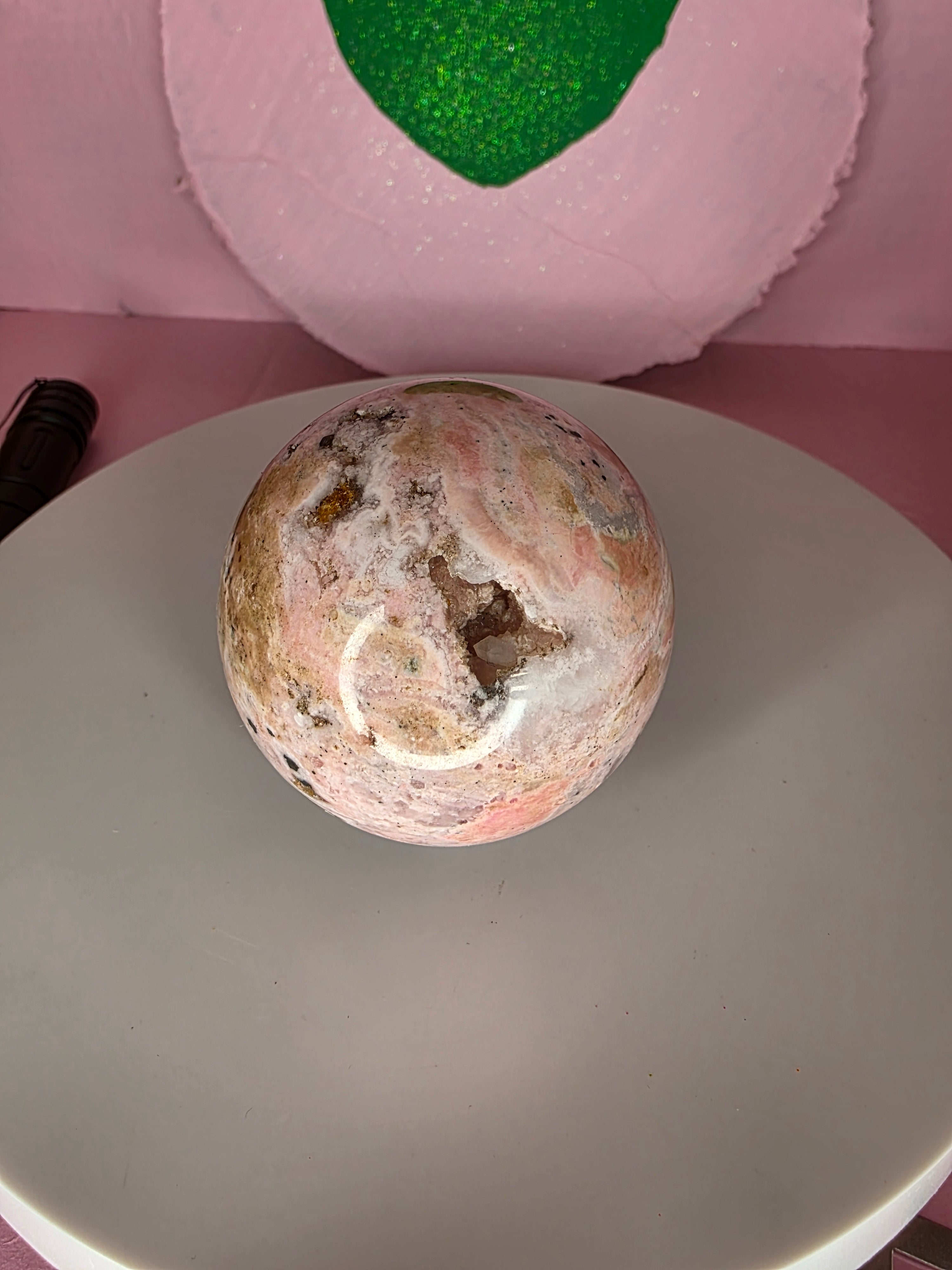 Peruvian Rhodonite Sphere A