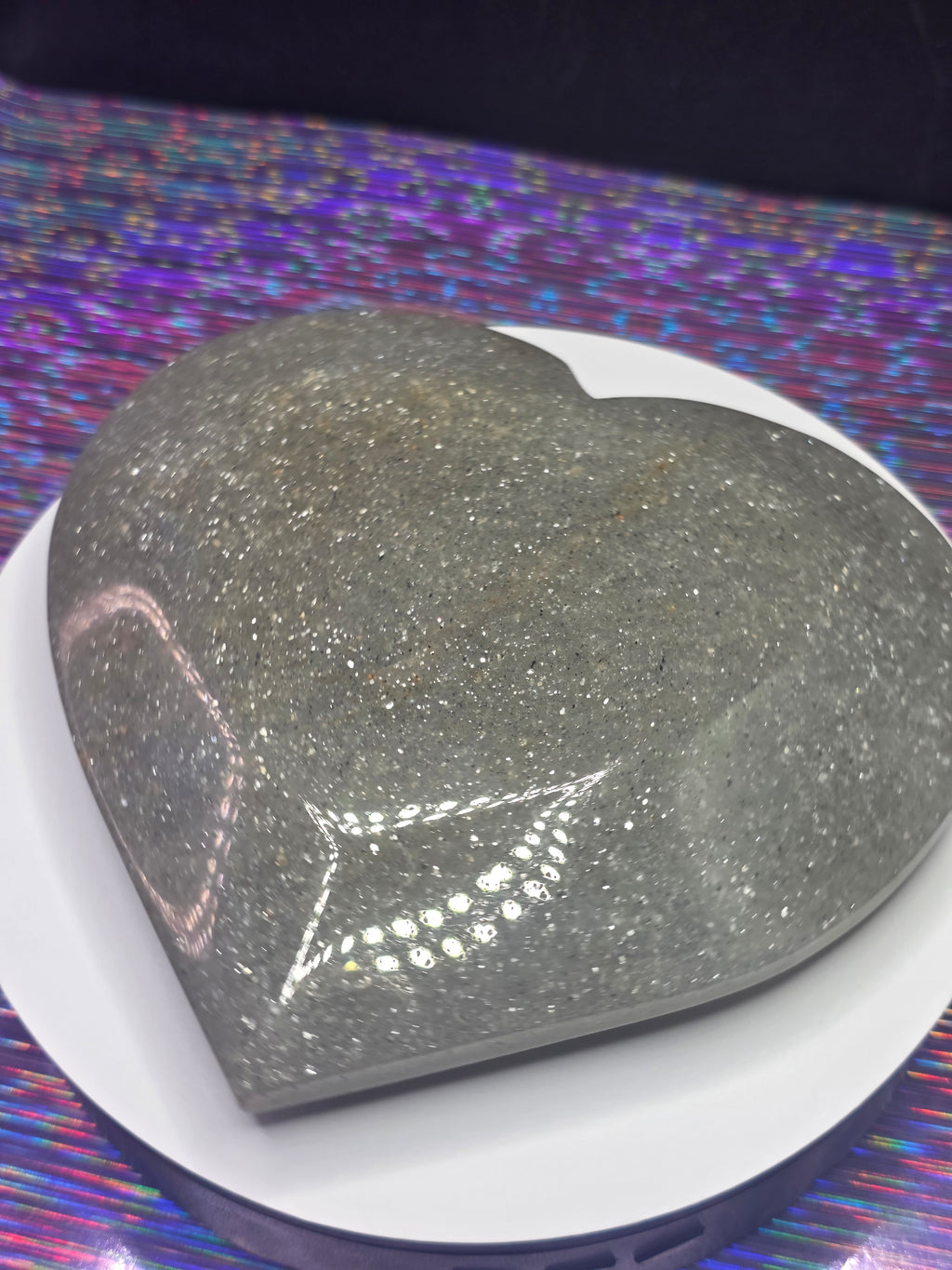 Sage Mica Heart A