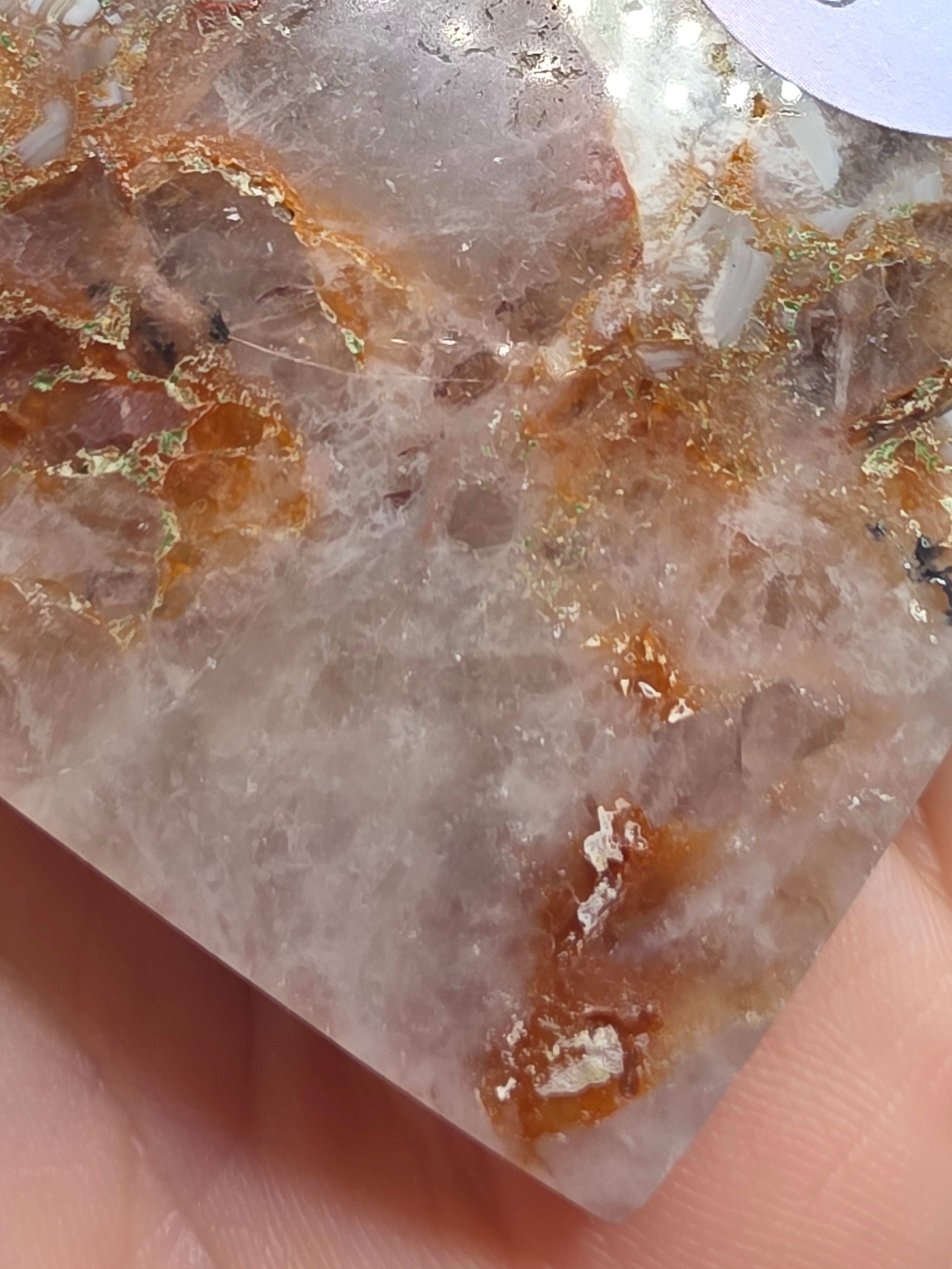 Crazy Lace Amethyst Heart A