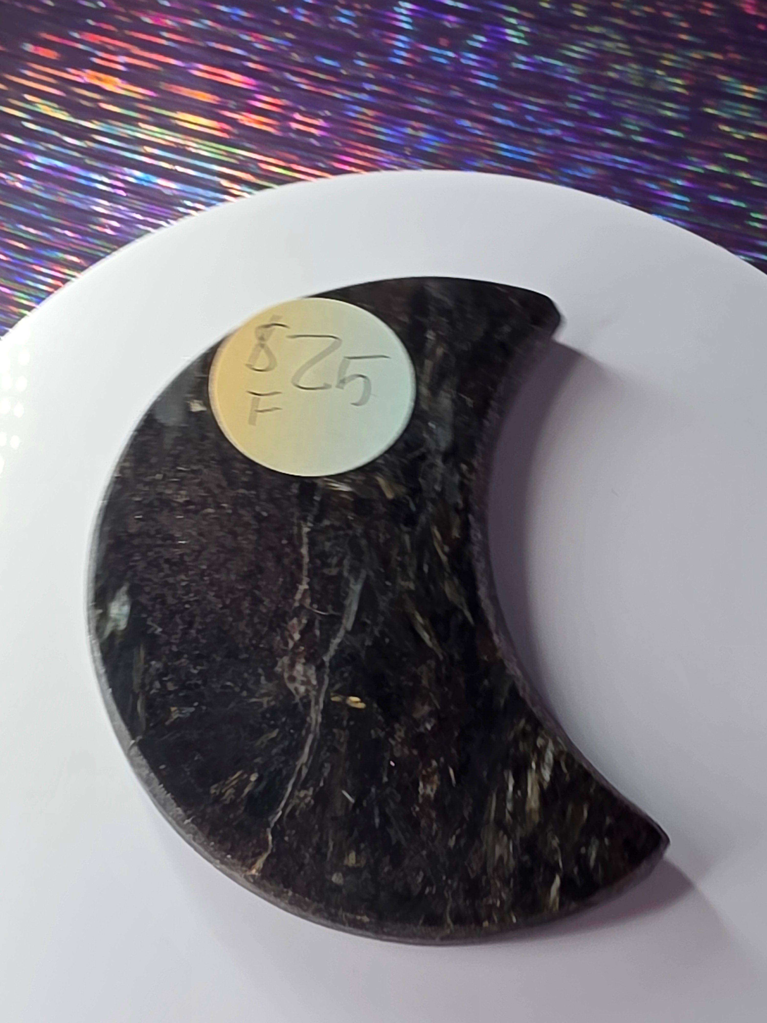 Arfvedsonite with Garnet Moon F