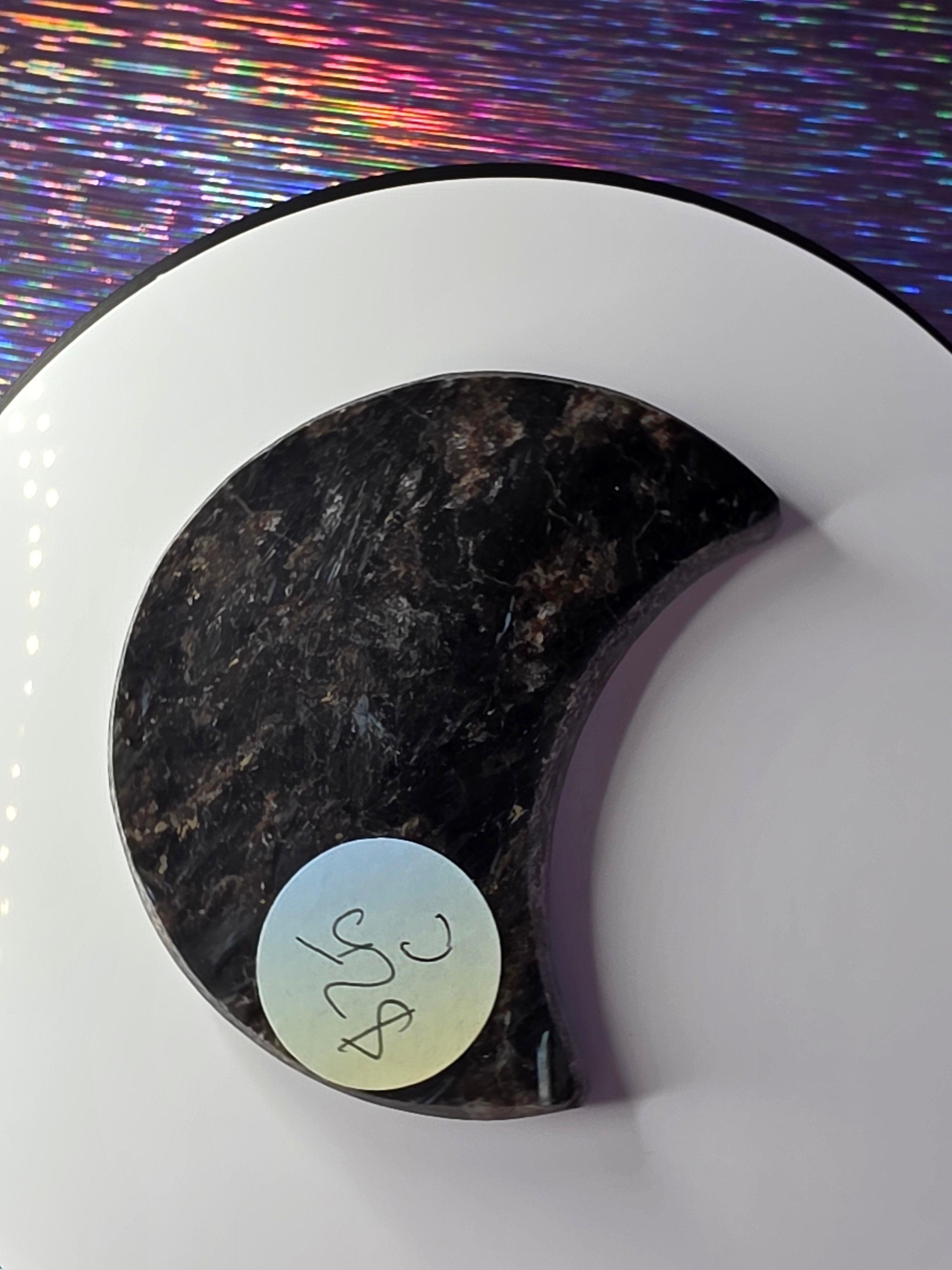 Arfvedsonite with Garnet Moon C