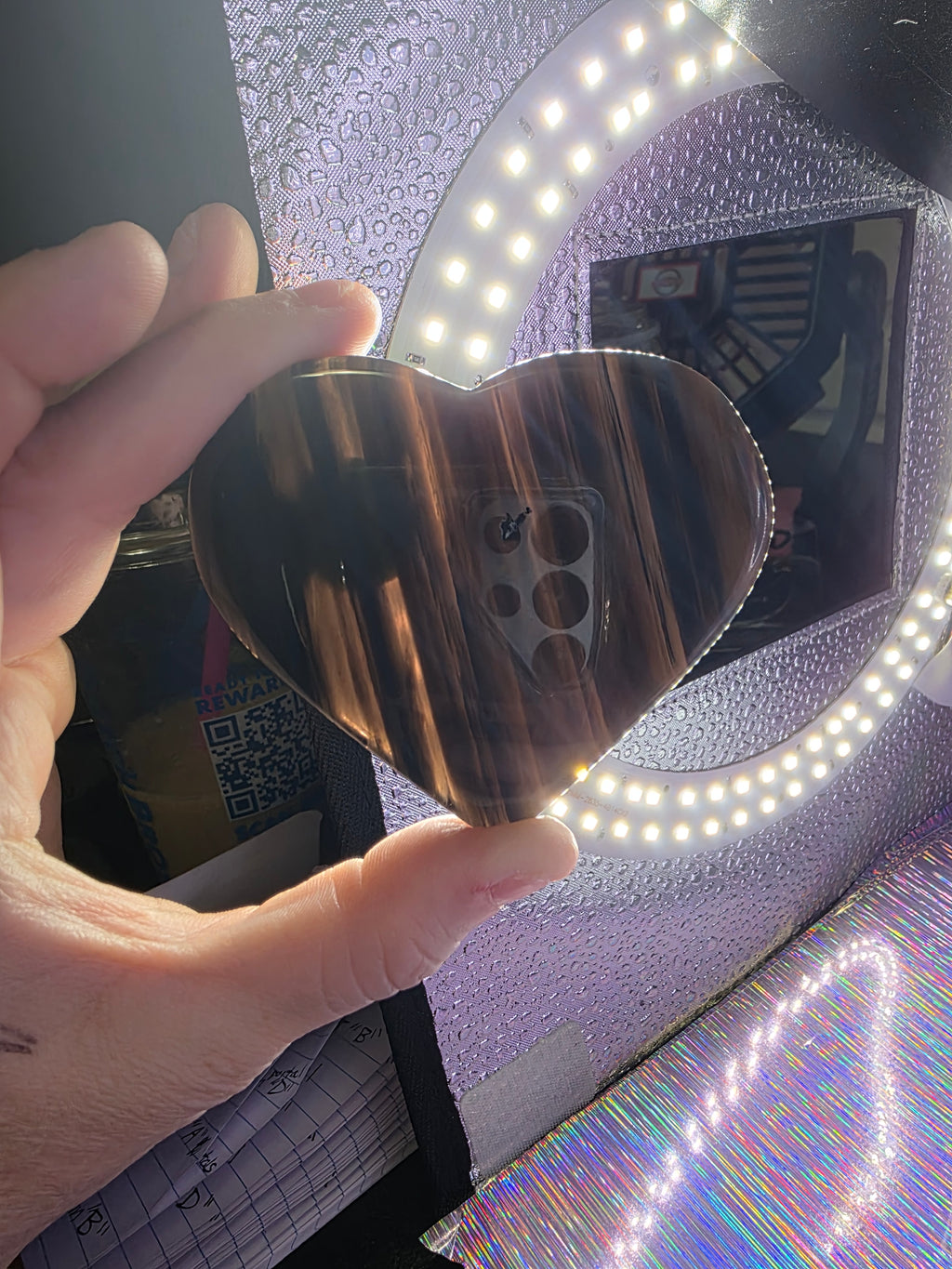 Obsidian Lace Heart D