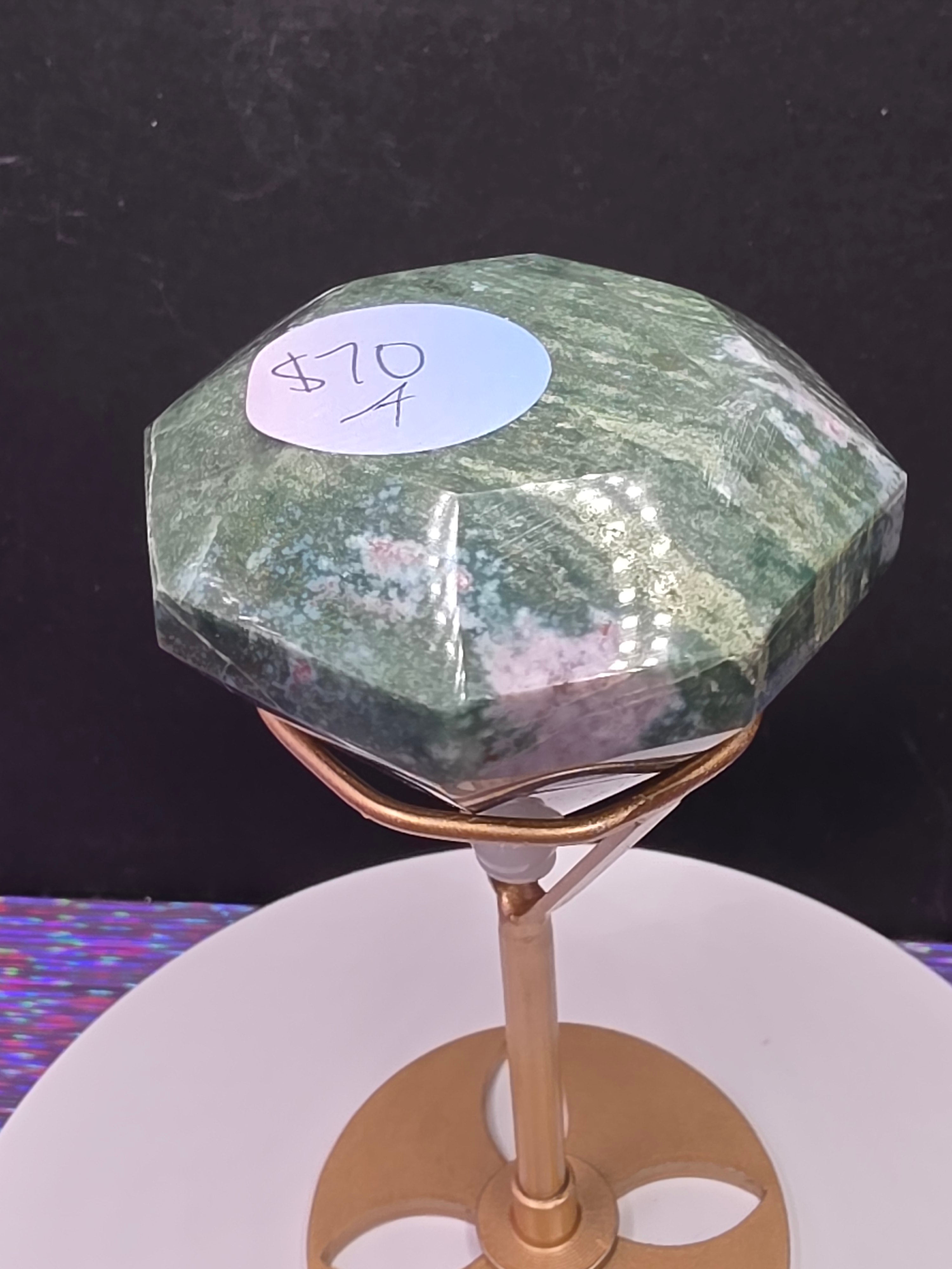 Ocean Jasper Moss Agate Diamond A