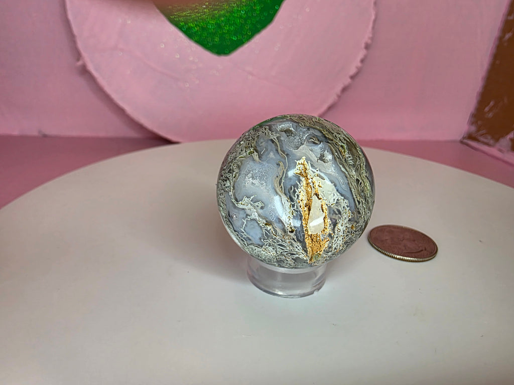 Moss Agate Sphere A