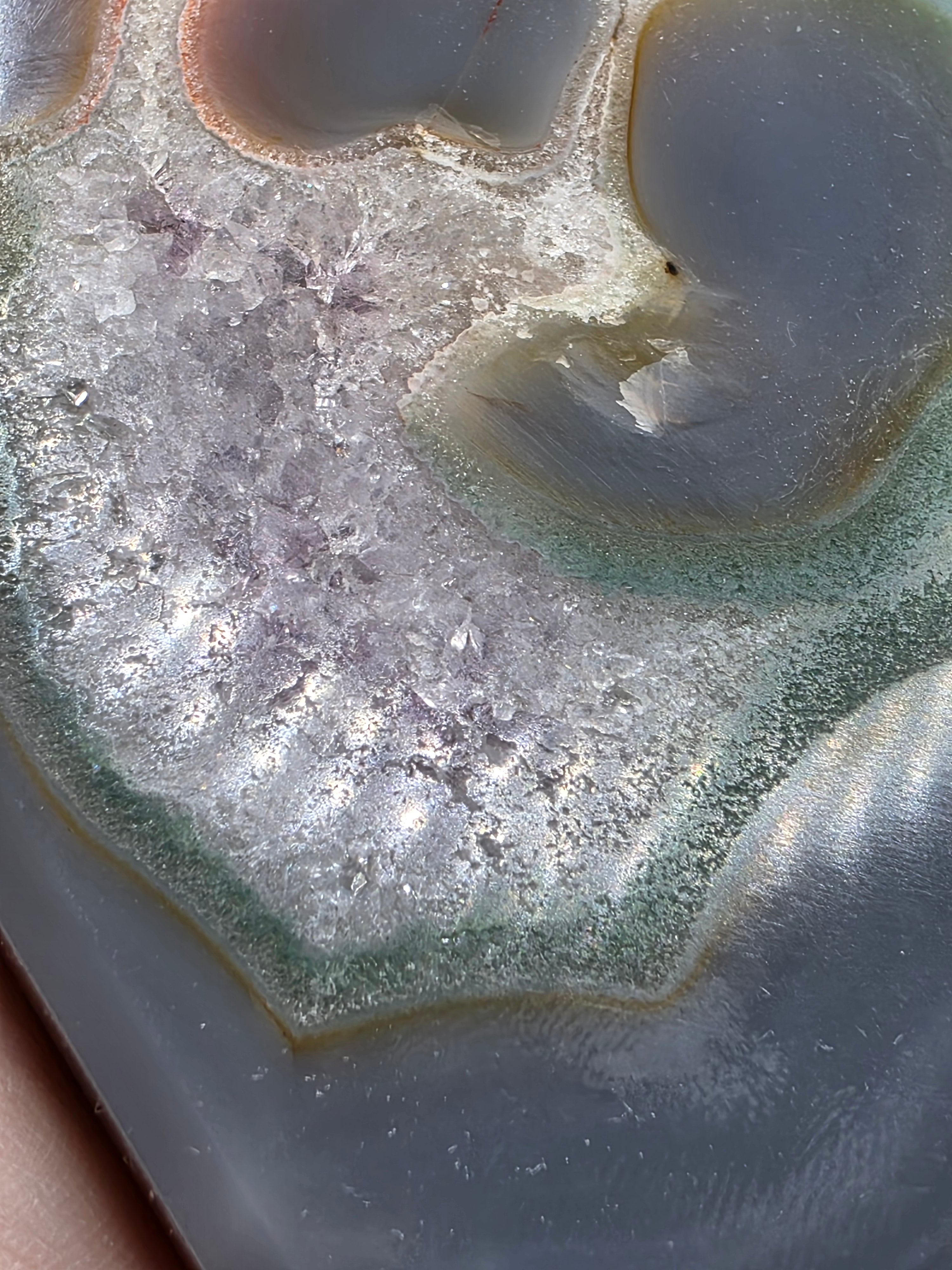 Agate Amethyst Diamond A