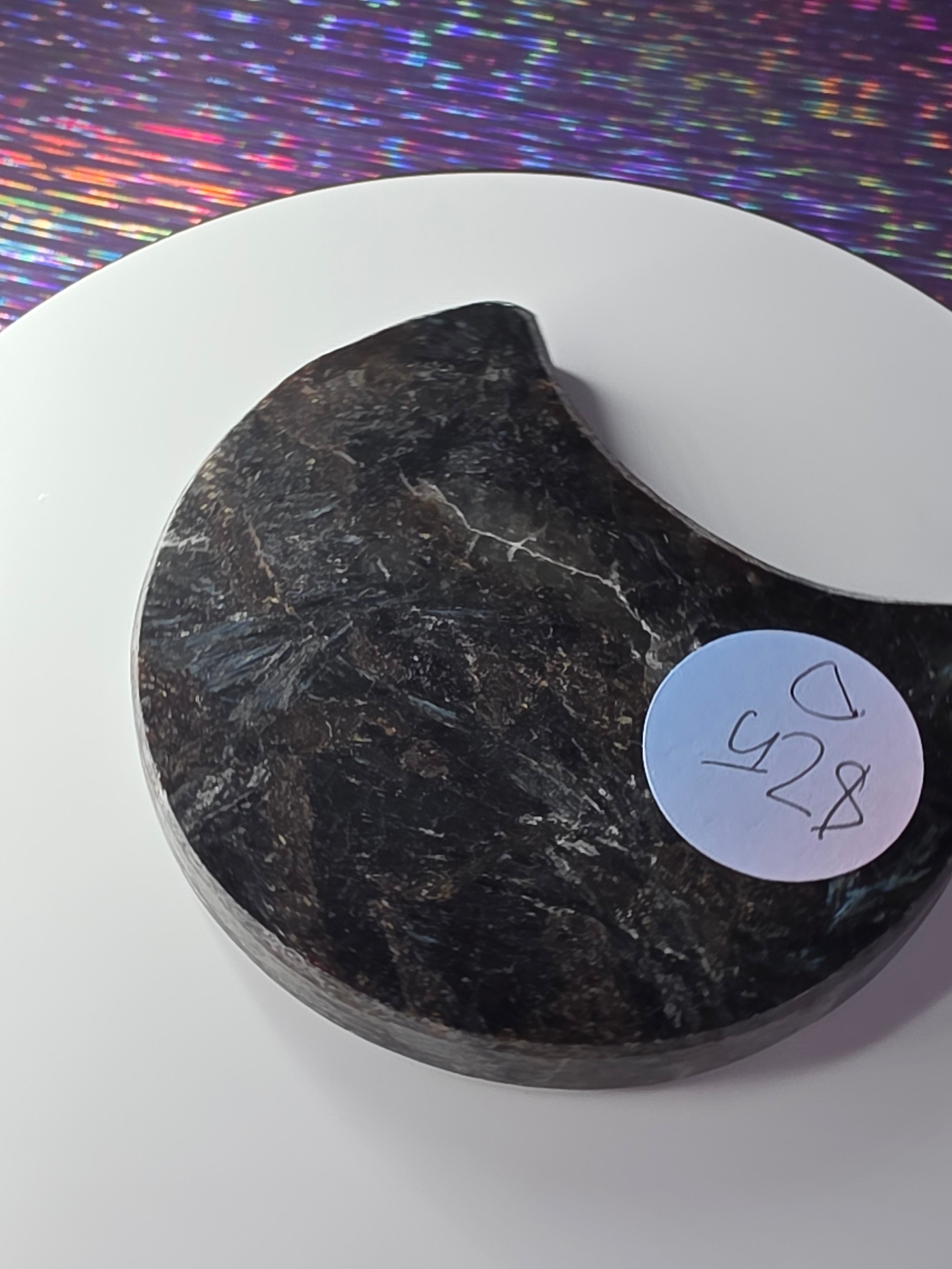 Arfvedsonite with Garnet Moon D