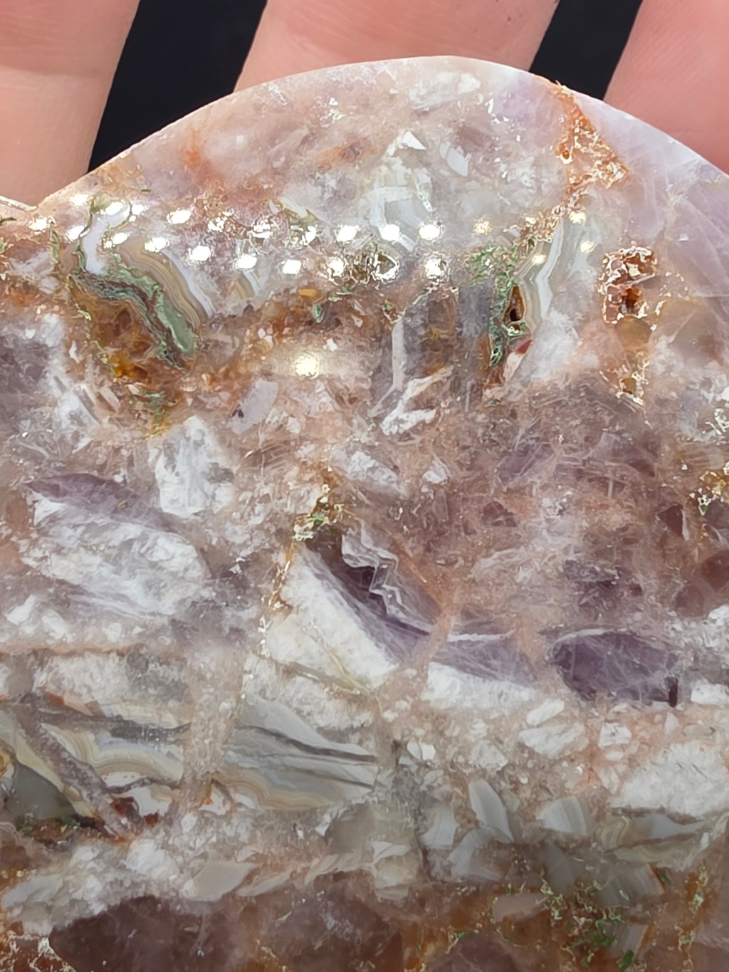 Crazy Lace Amethyst Heart A