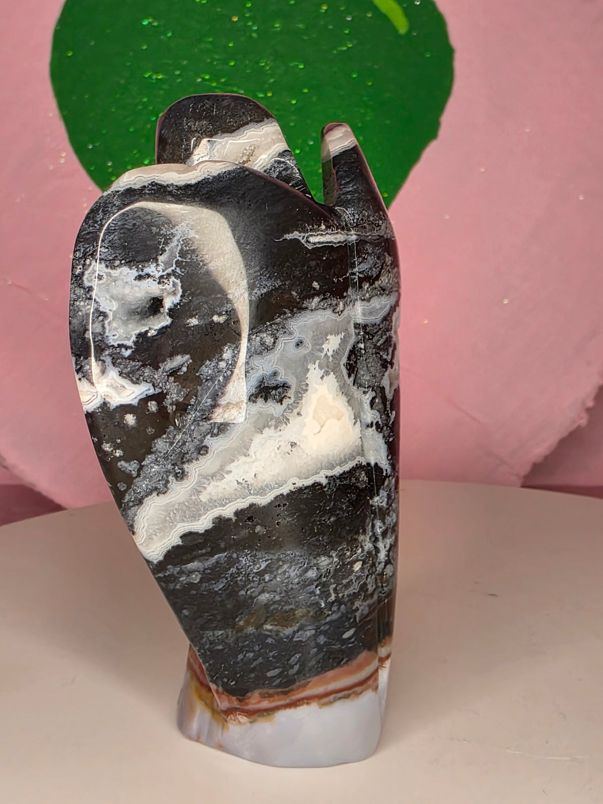Ocean Jasper and Chalcedony Angel A