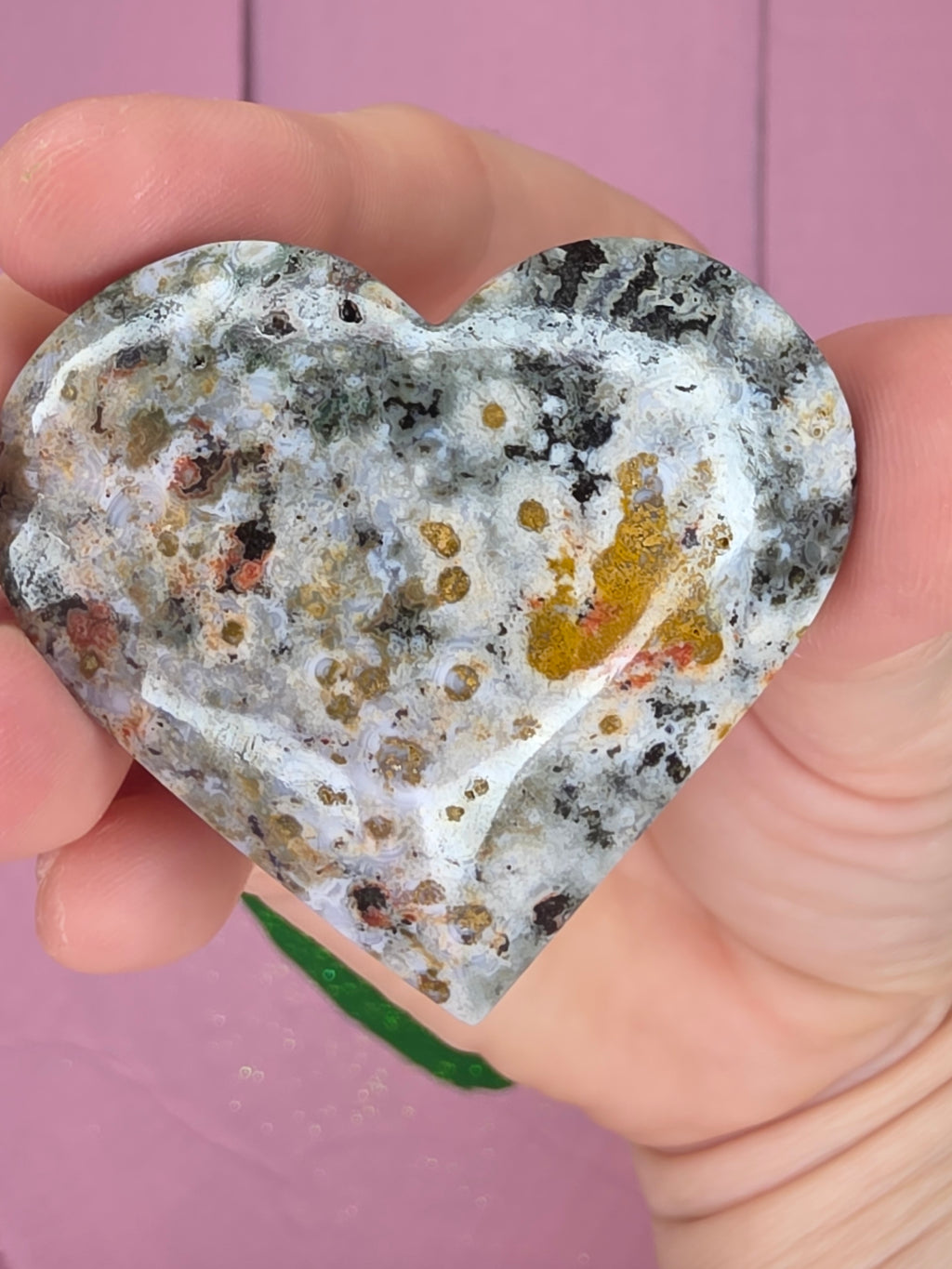 8th Vein Ocean Jasper Heart A