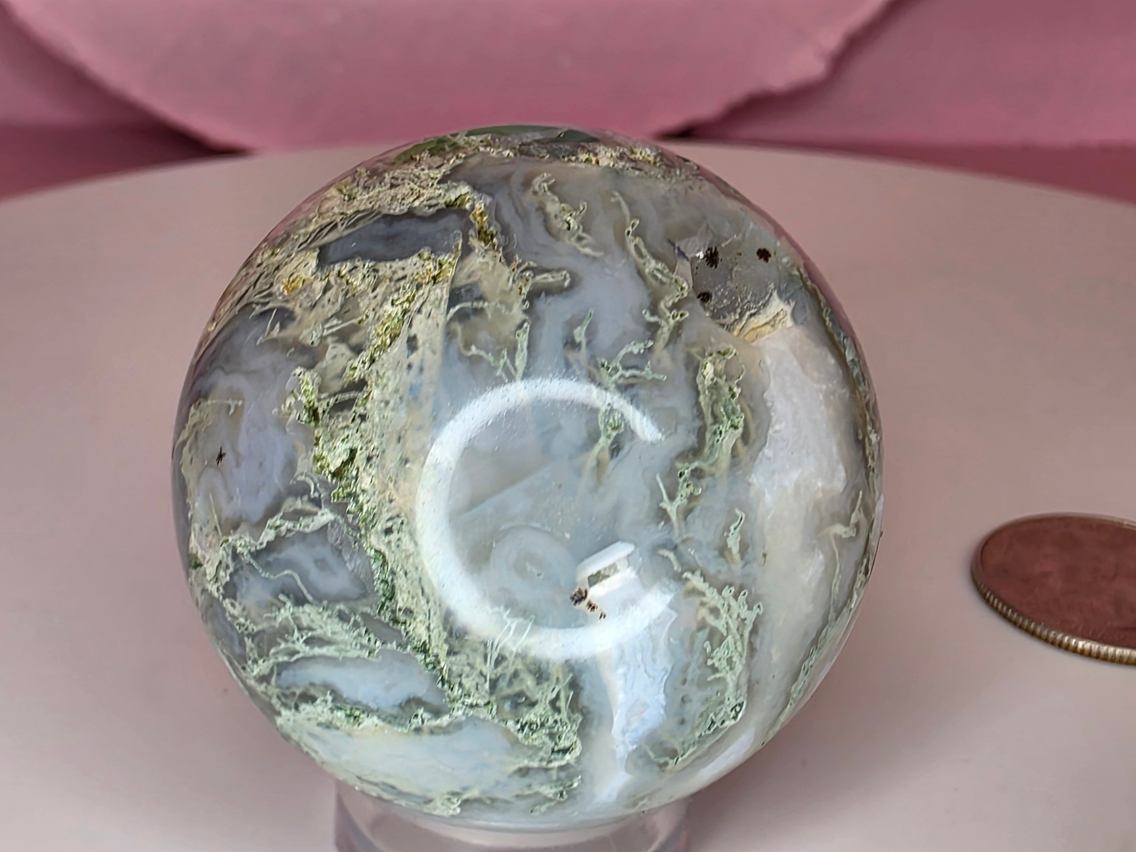 Moss Agate Sphere A