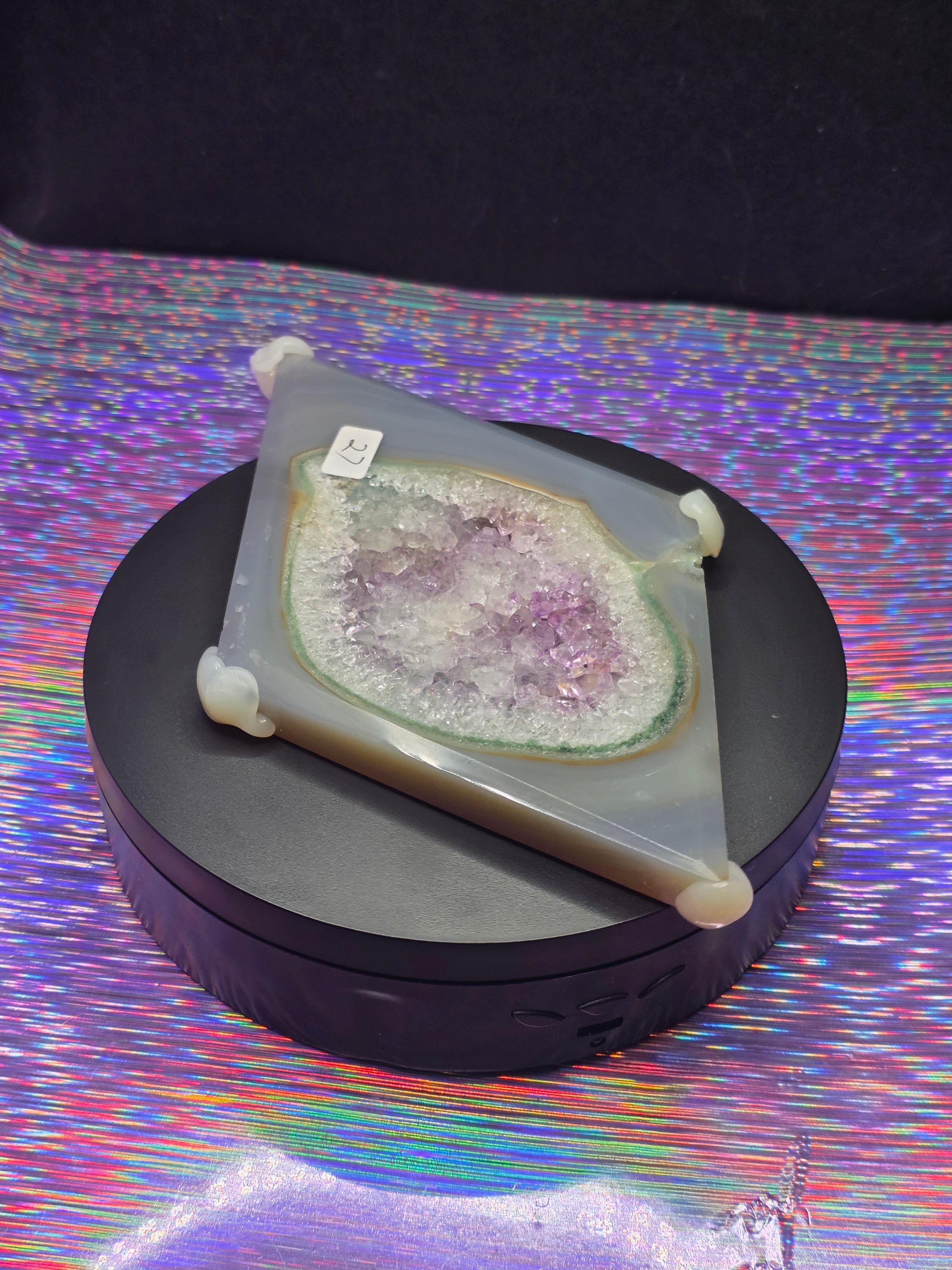 Agate Amethyst Diamond A