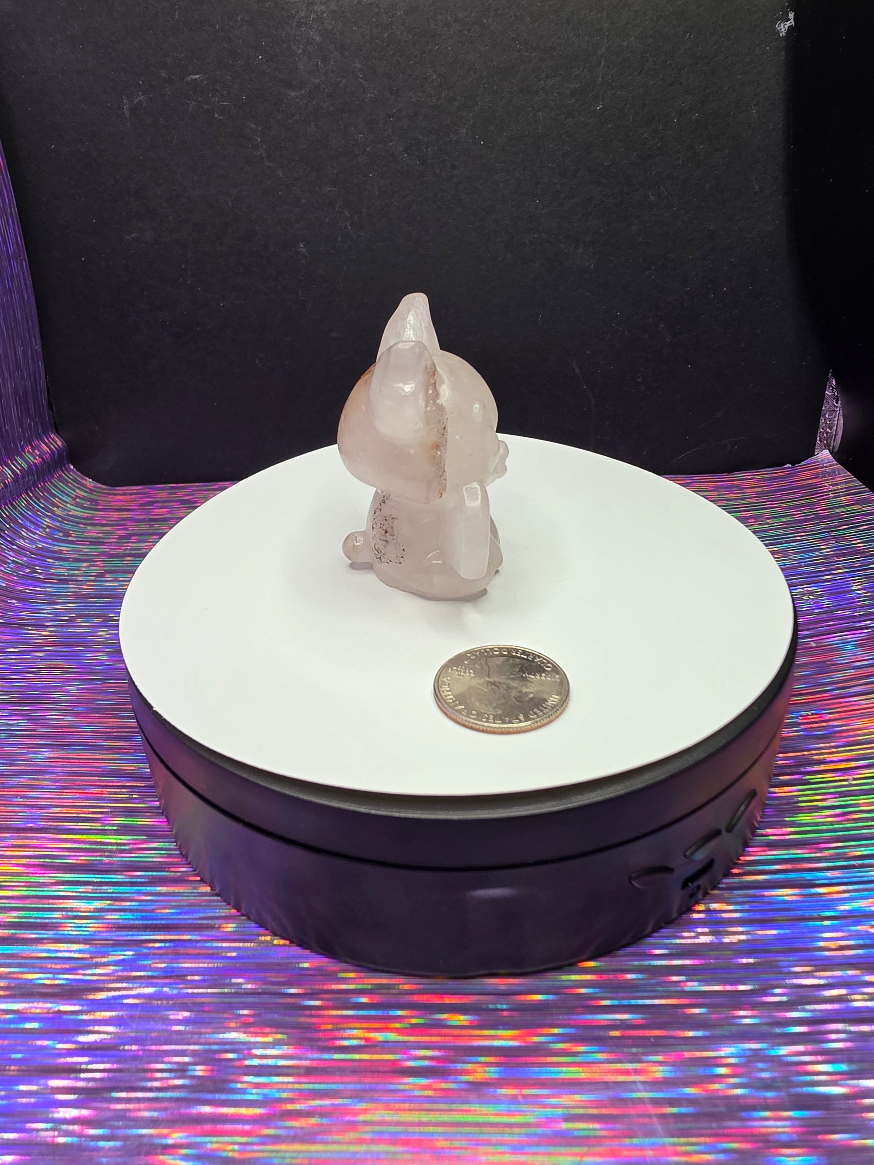 Clear Quartz Bat A
