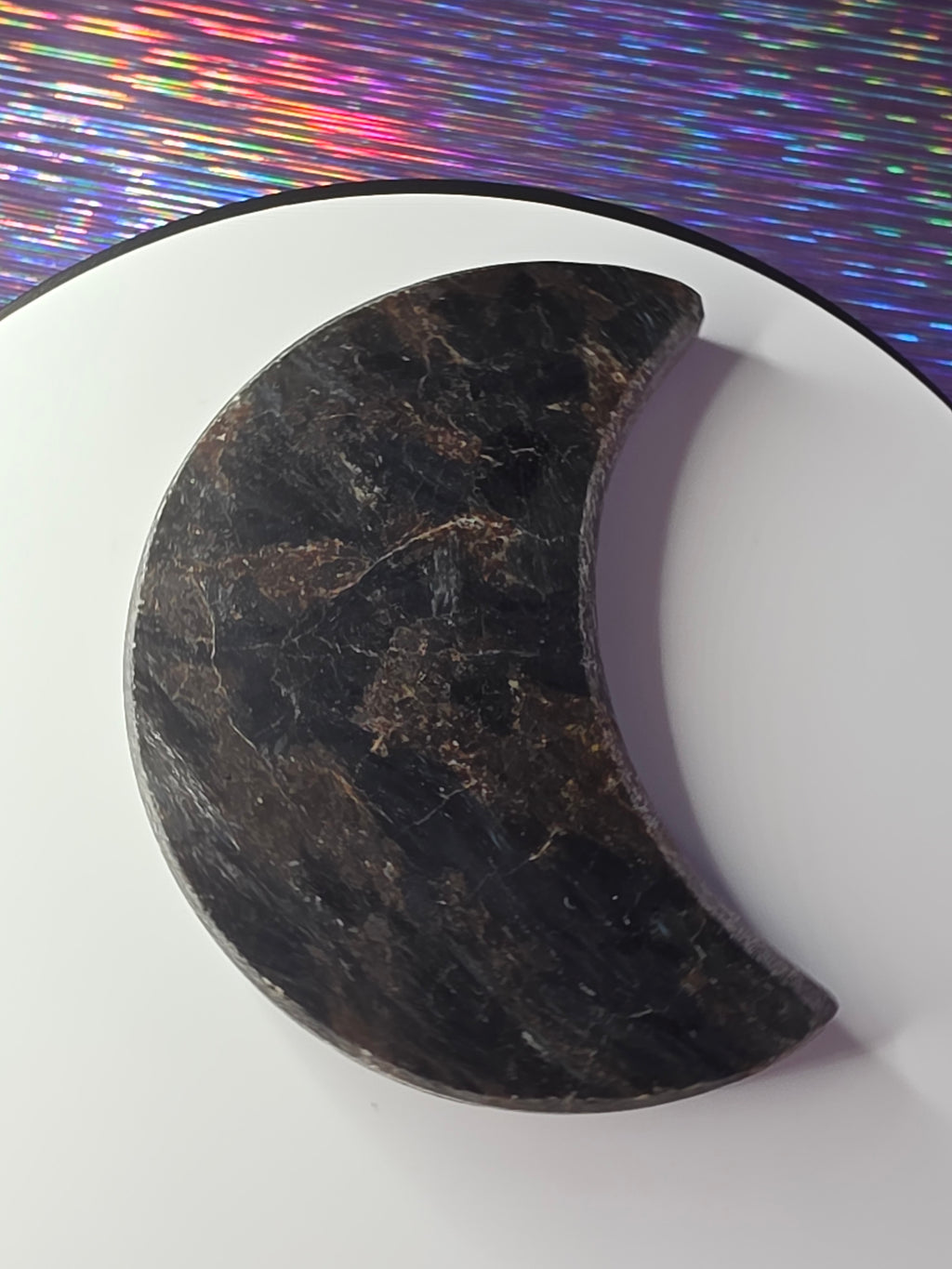Arfvedsonite with Garnet Moon E