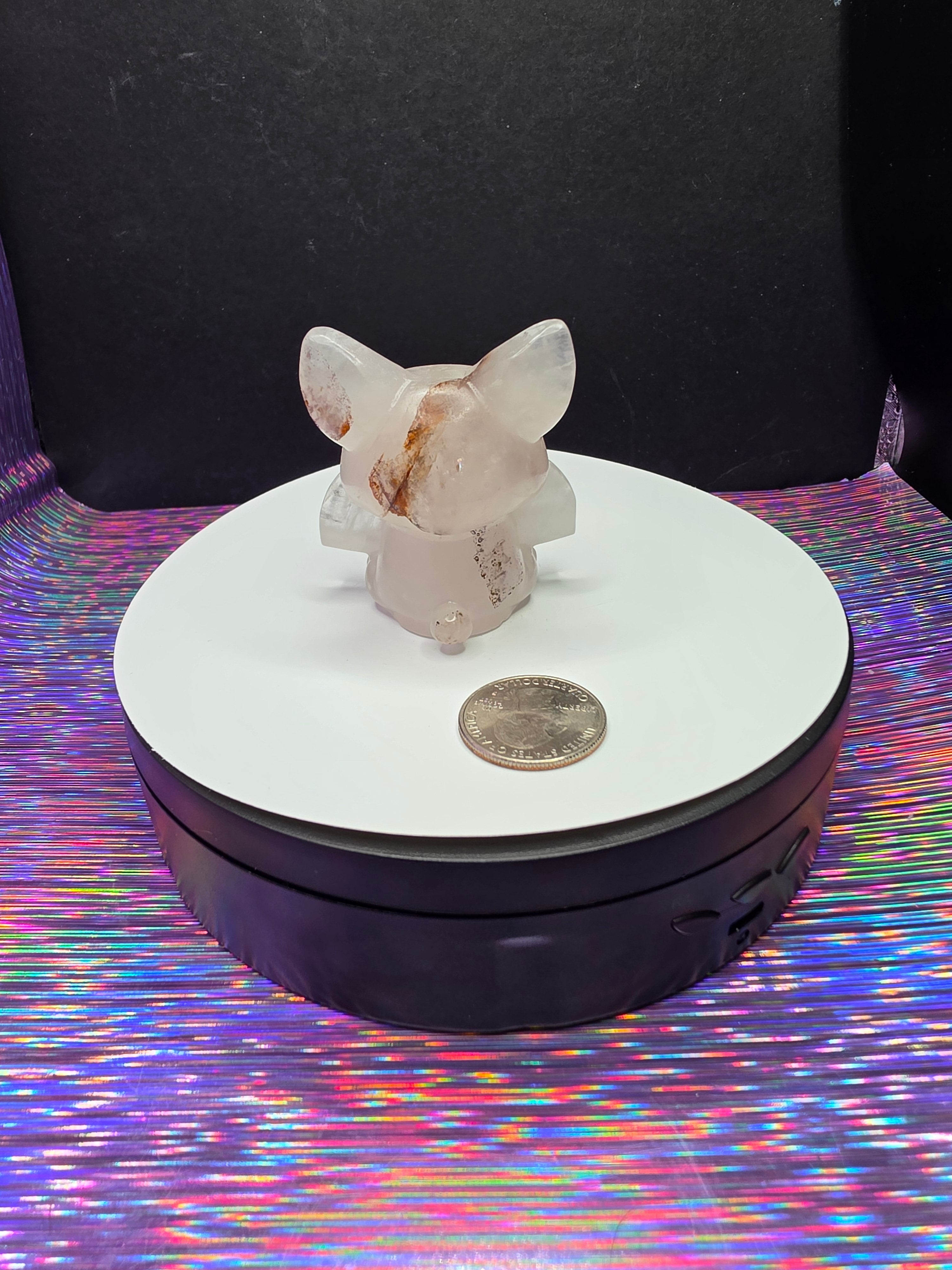 Clear Quartz Bat A