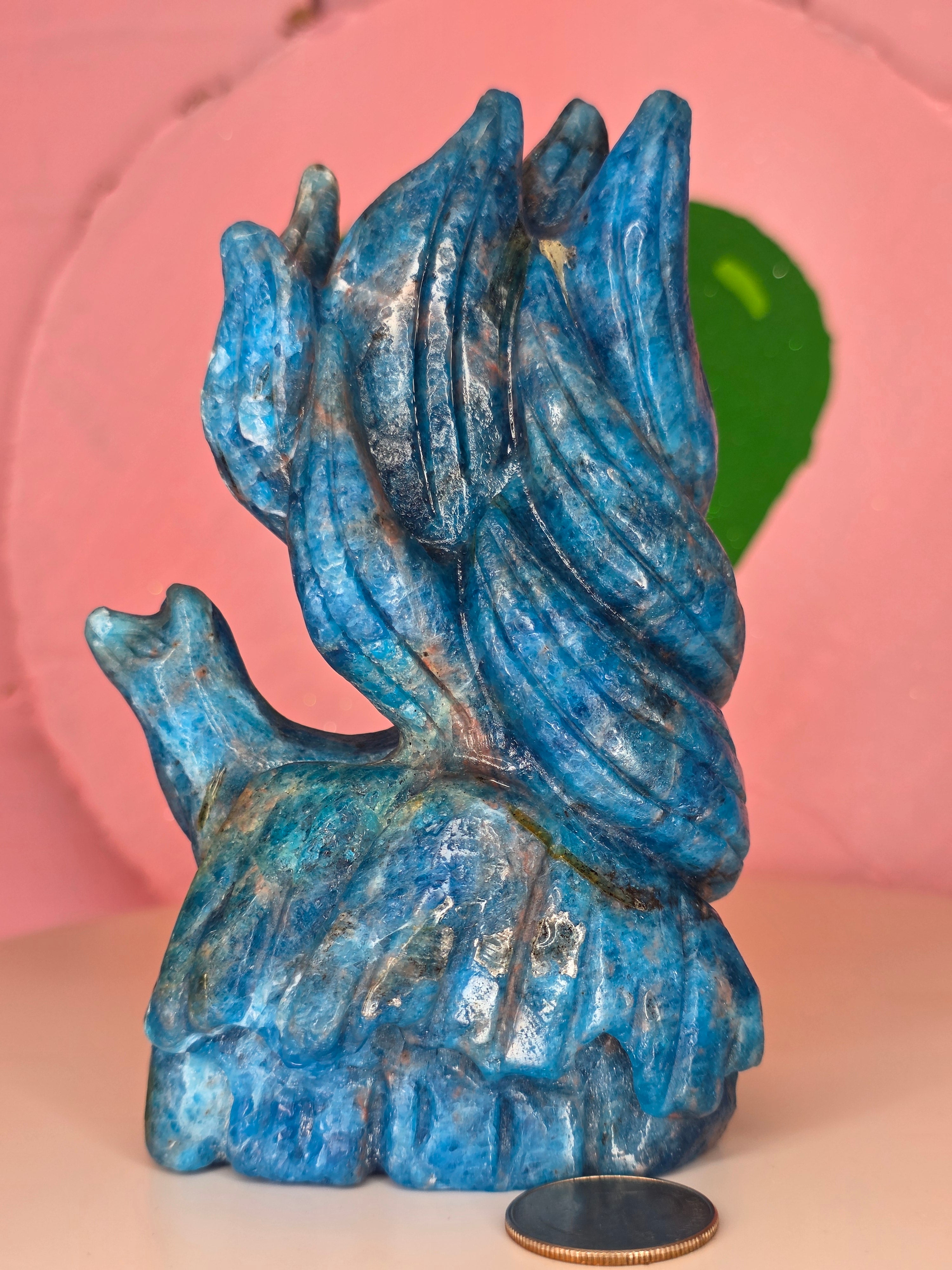 Blue Apatite Nine Tail Fox B
