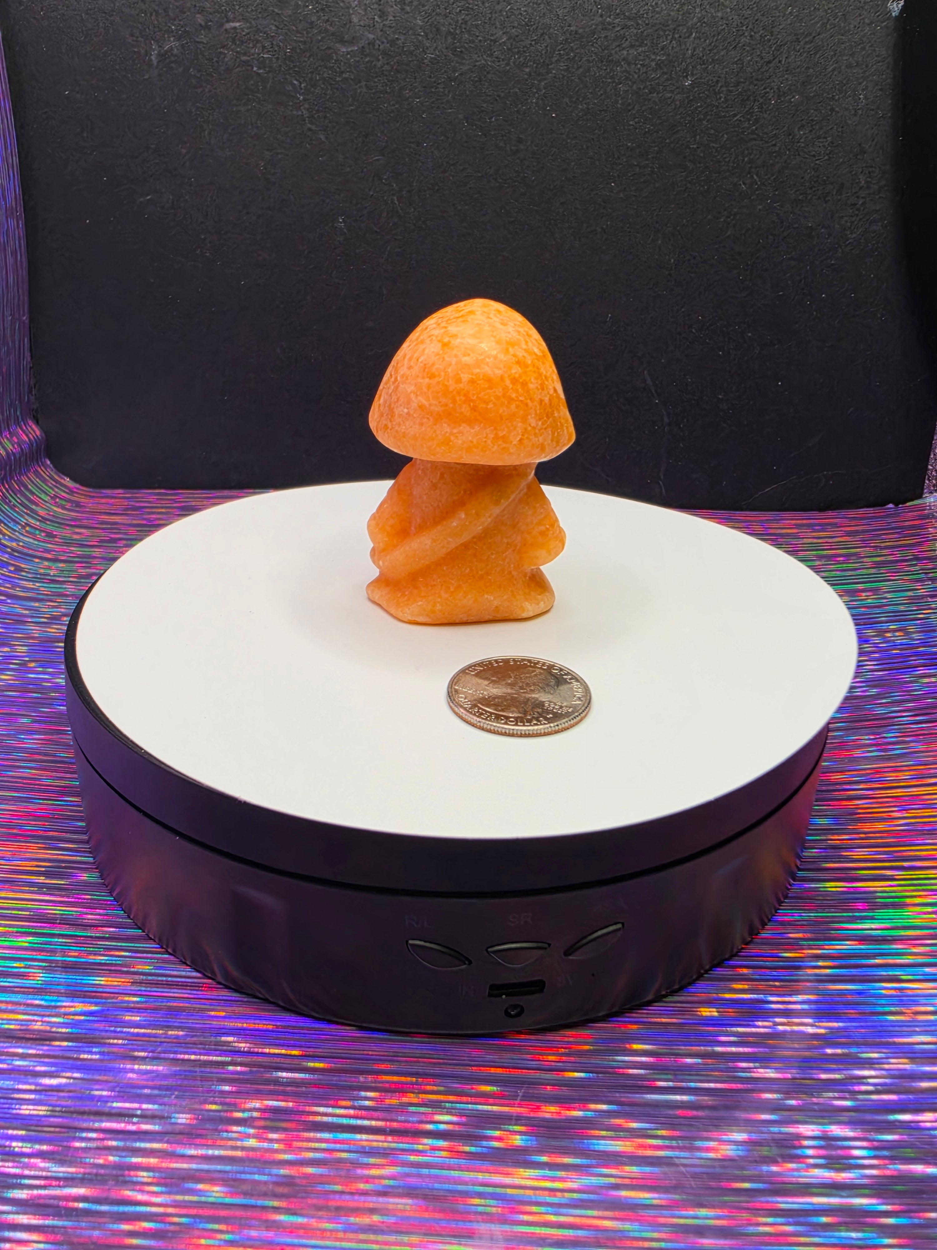 Orange Calcite Mini Grim Reaper C
