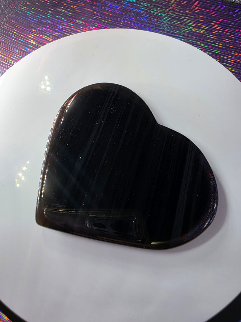 Obsidian Lace Heart F