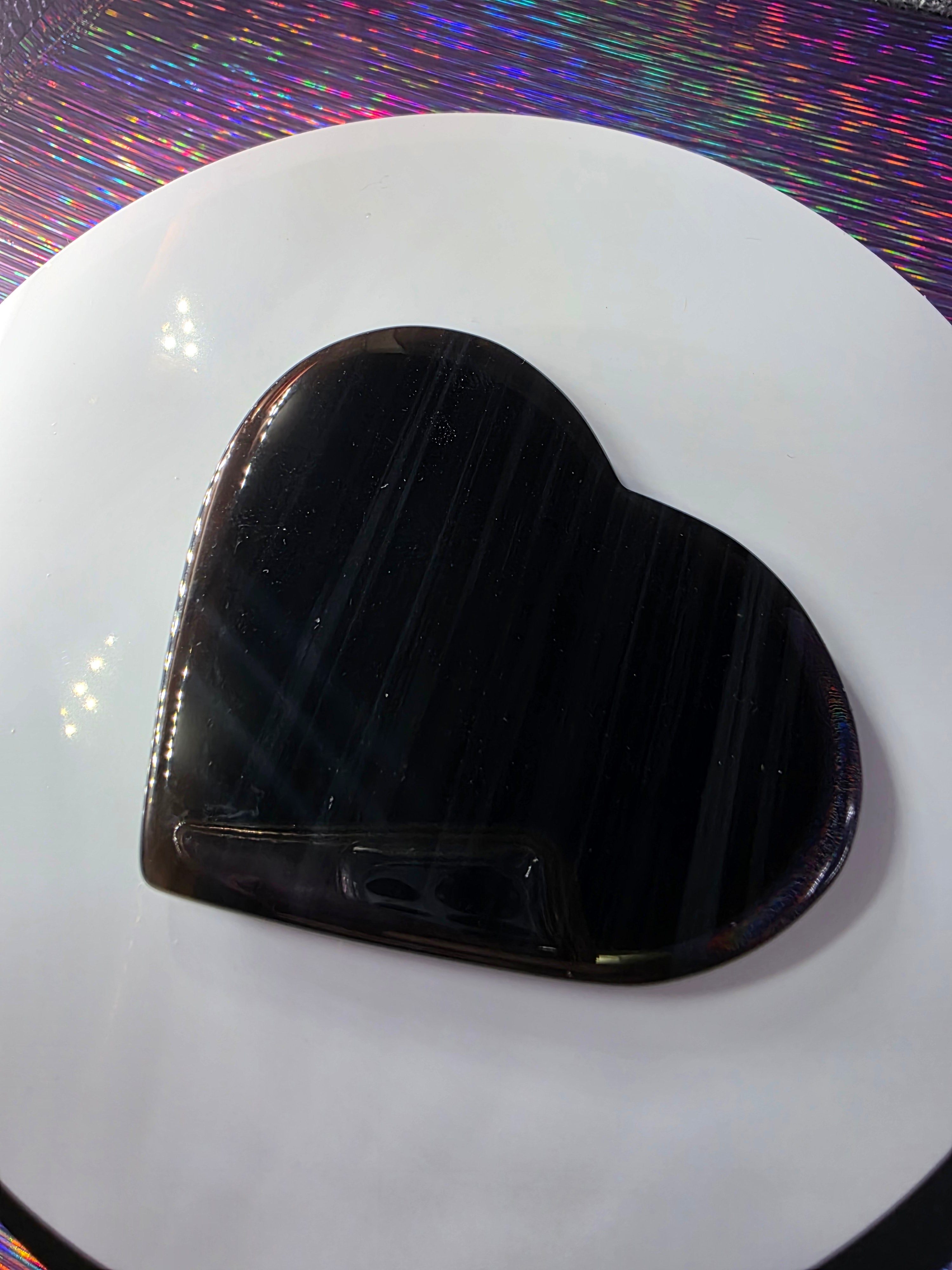 Obsidian Lace Heart F