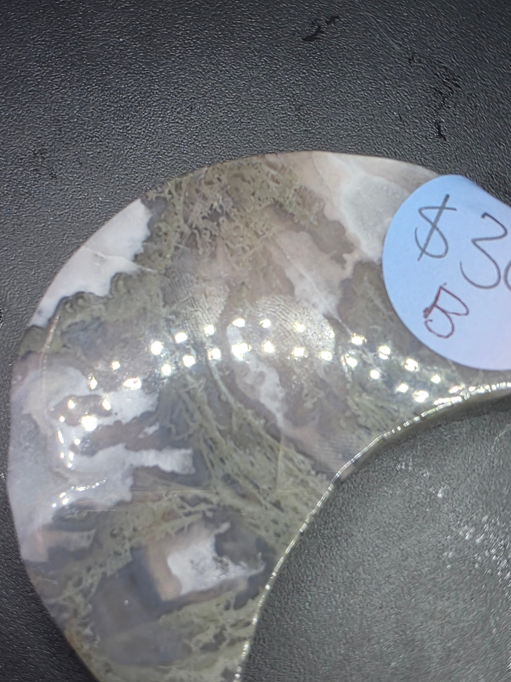 Moss Agate Moon B