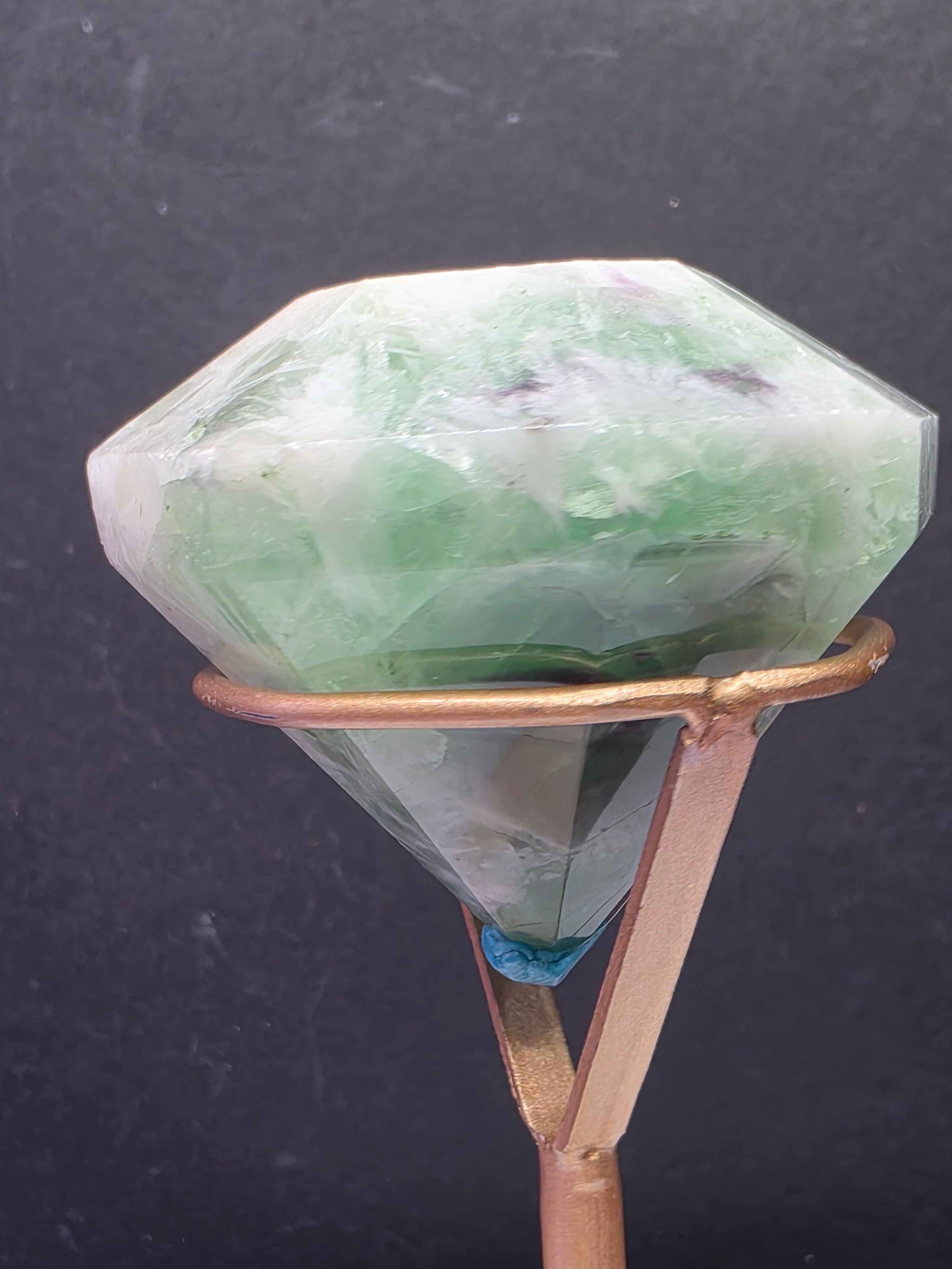 Feather Fluorite Diamond A