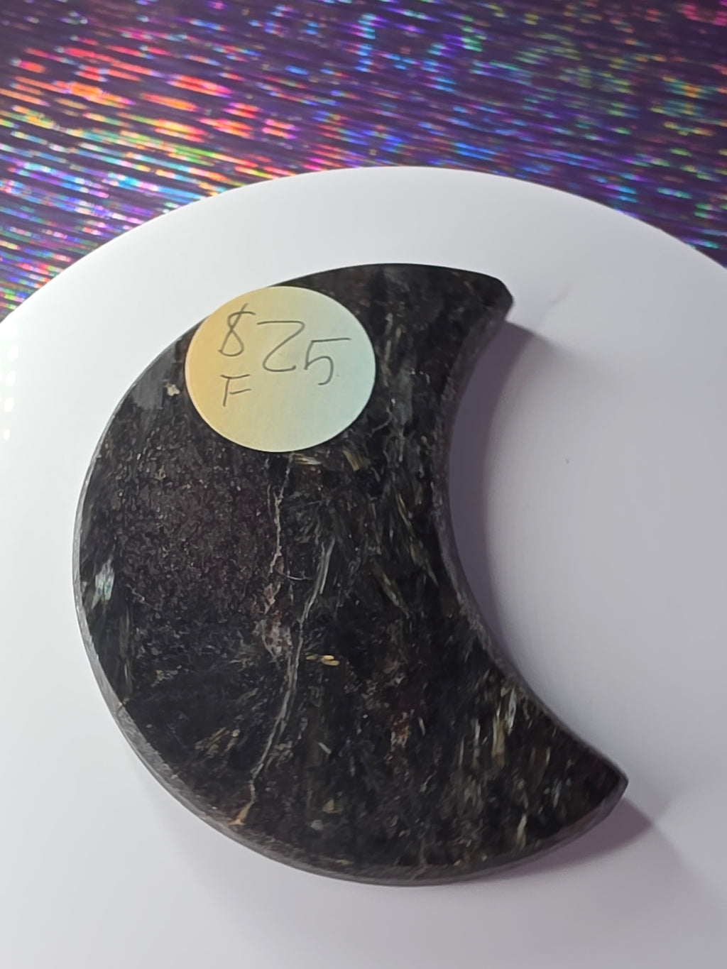 Arfvedsonite with Garnet Moon F