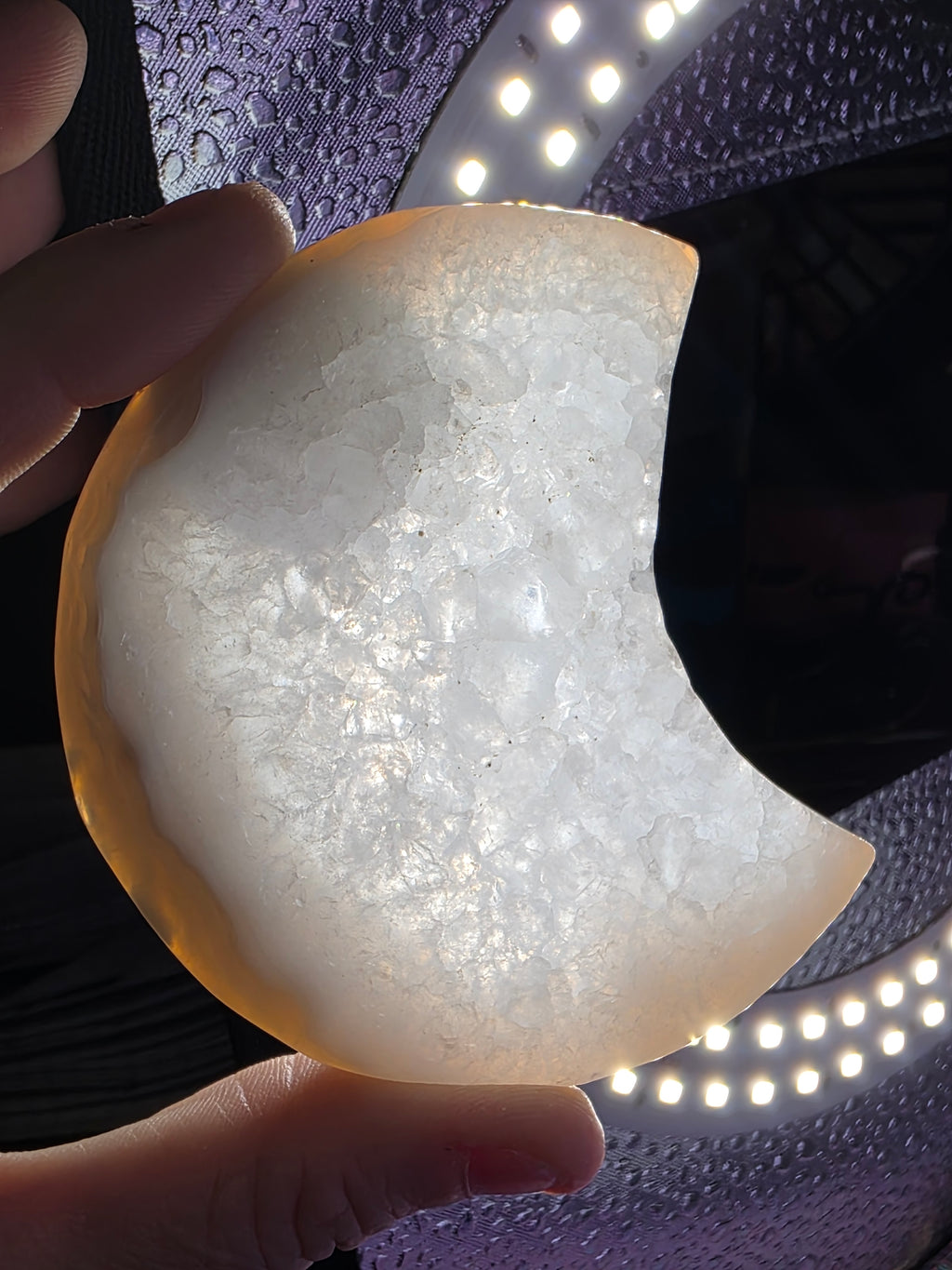 Quartz and Agate Moon A