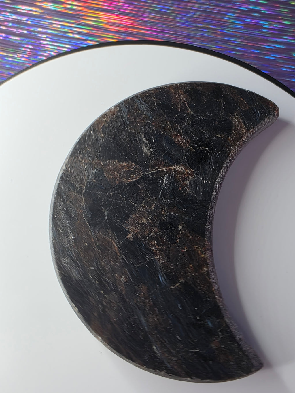 Arfvedsonite with Garnet Moon E