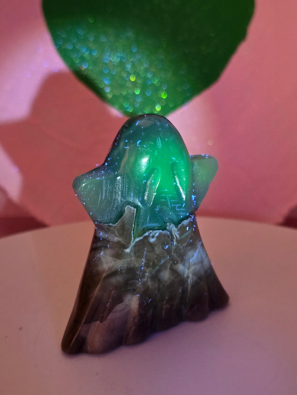 Volcano Agate Ghost B
