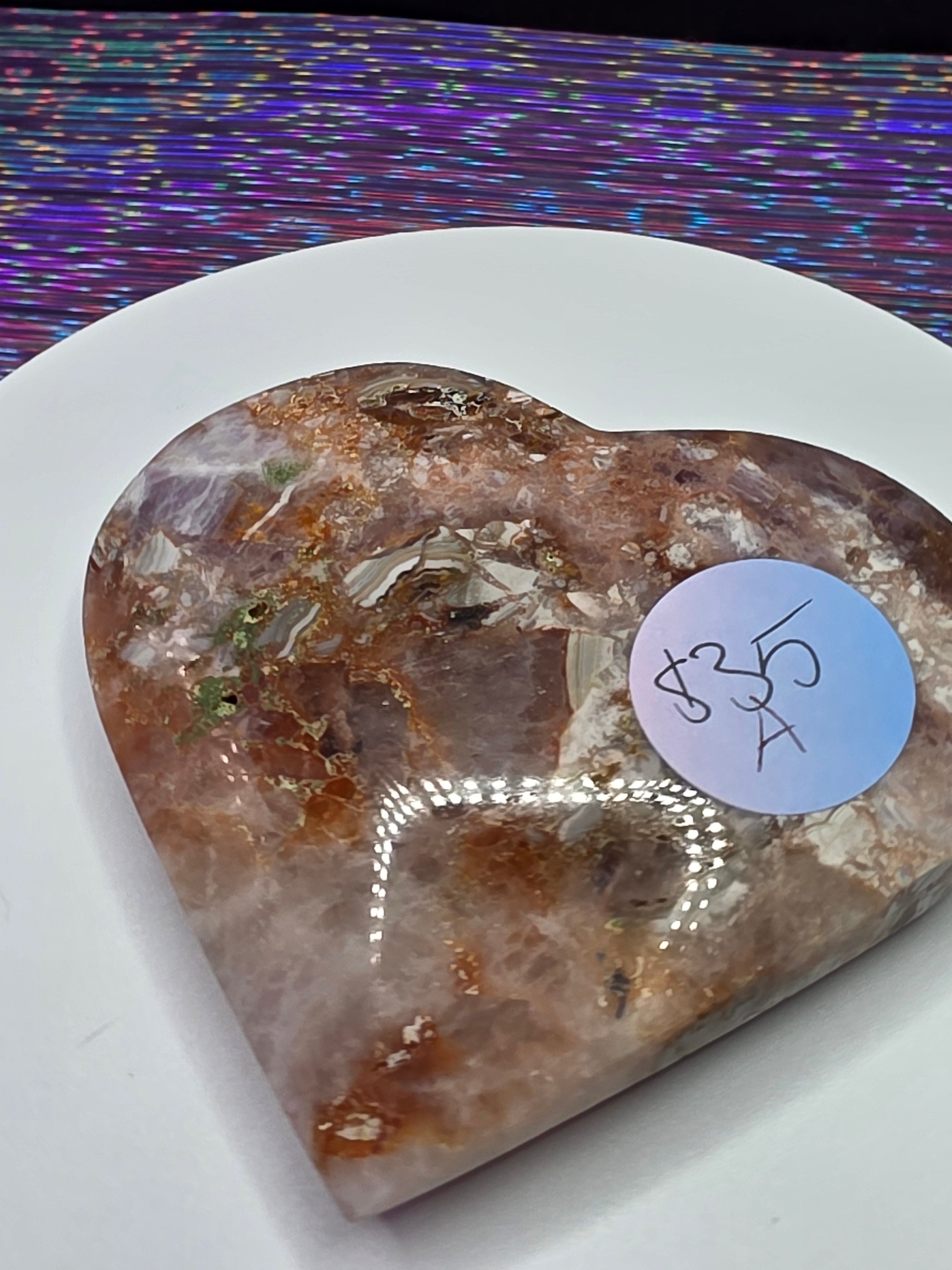 Crazy Lace Amethyst Heart A