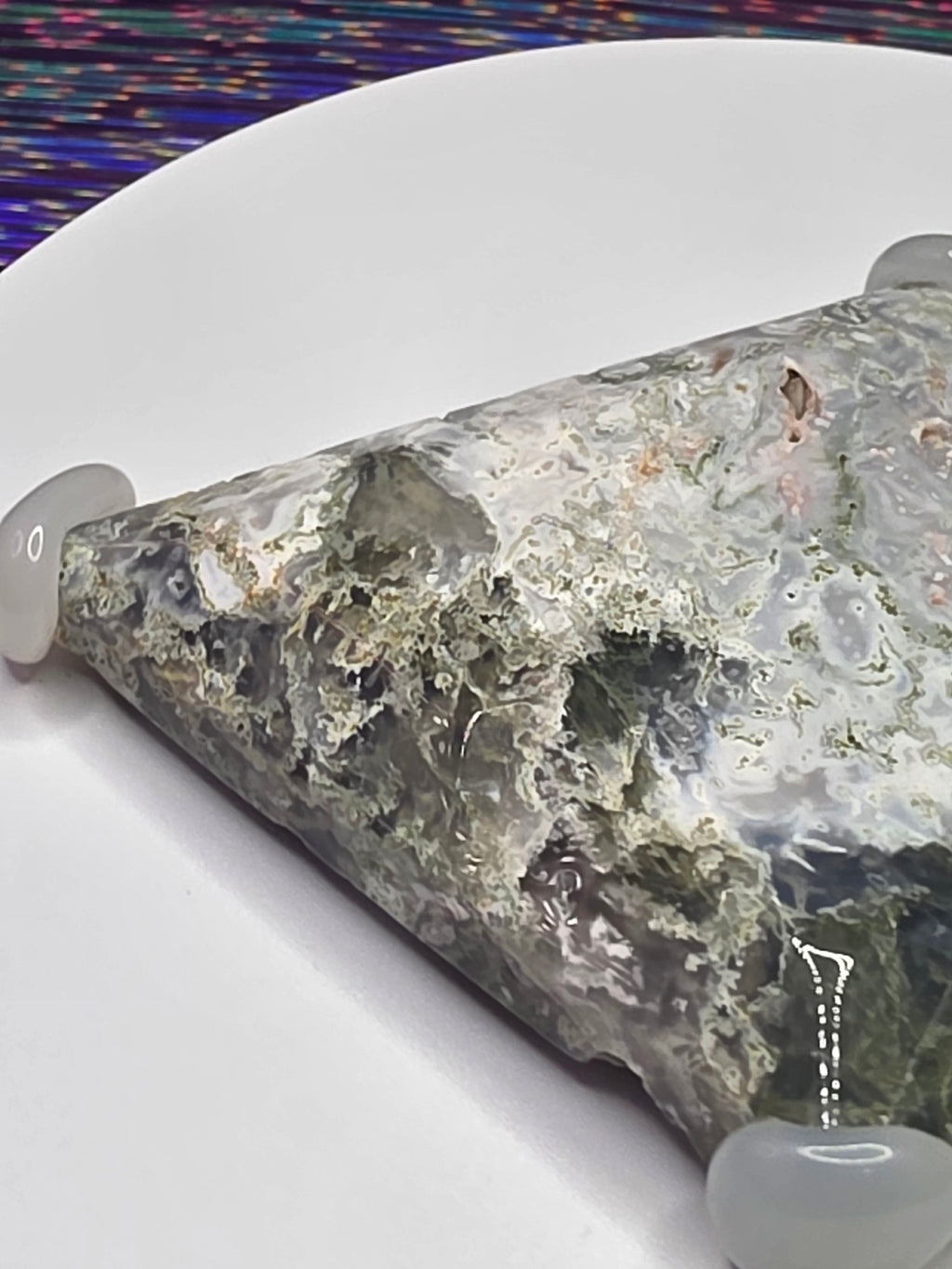 Moss Agate Diamond J
