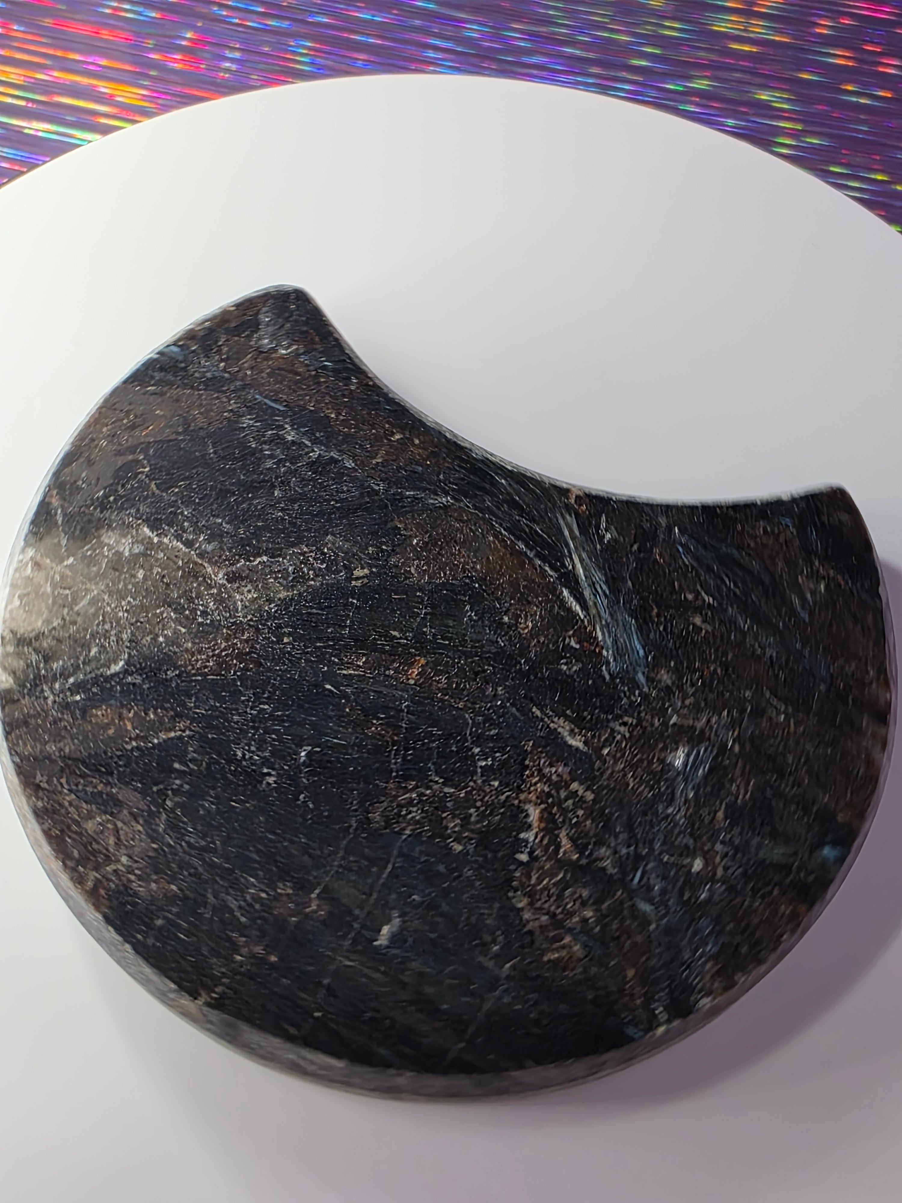 Arfvedsonite with Garnet Moon D