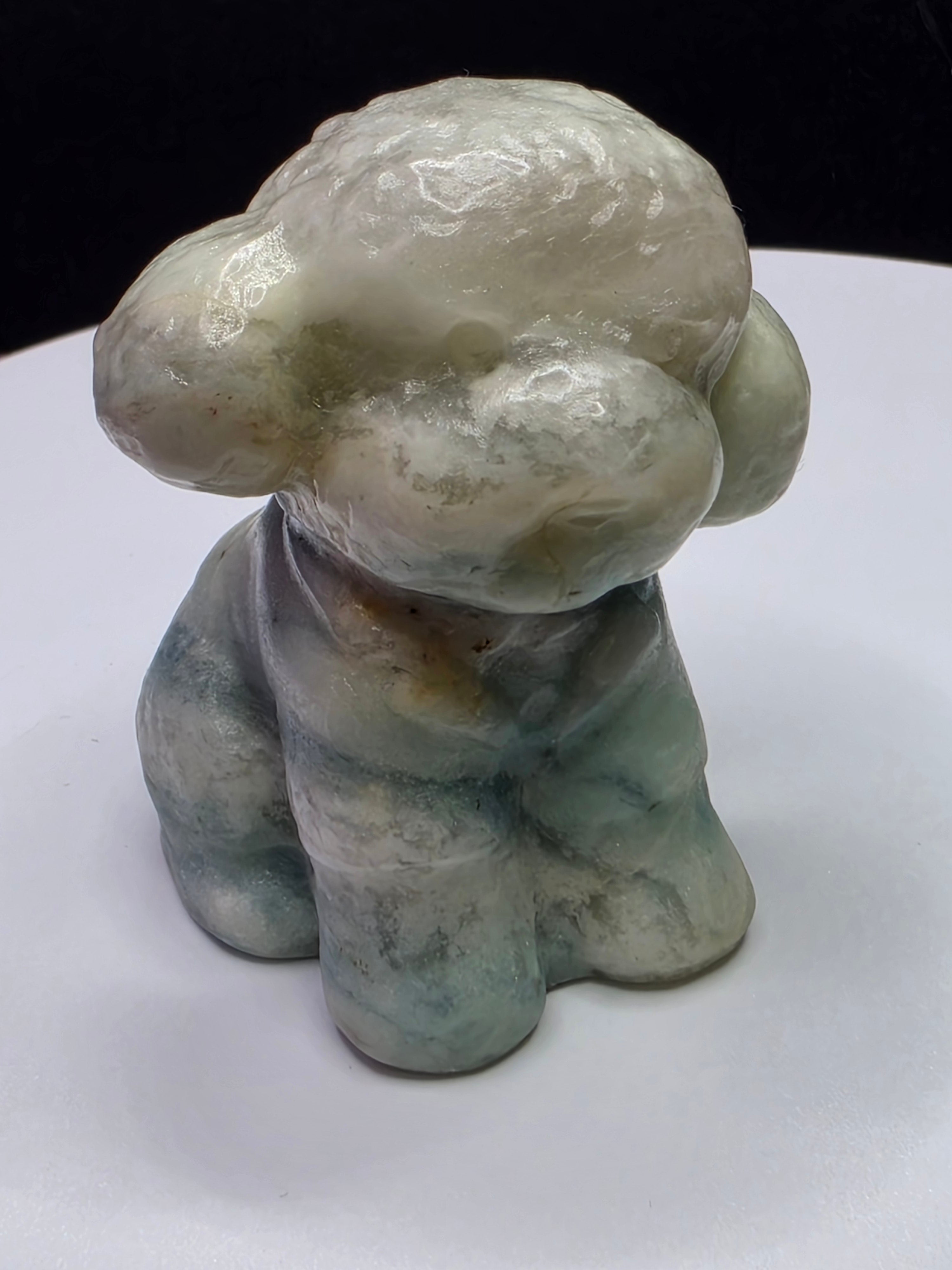 Sky Blue Calcite "Wishes" Dog A