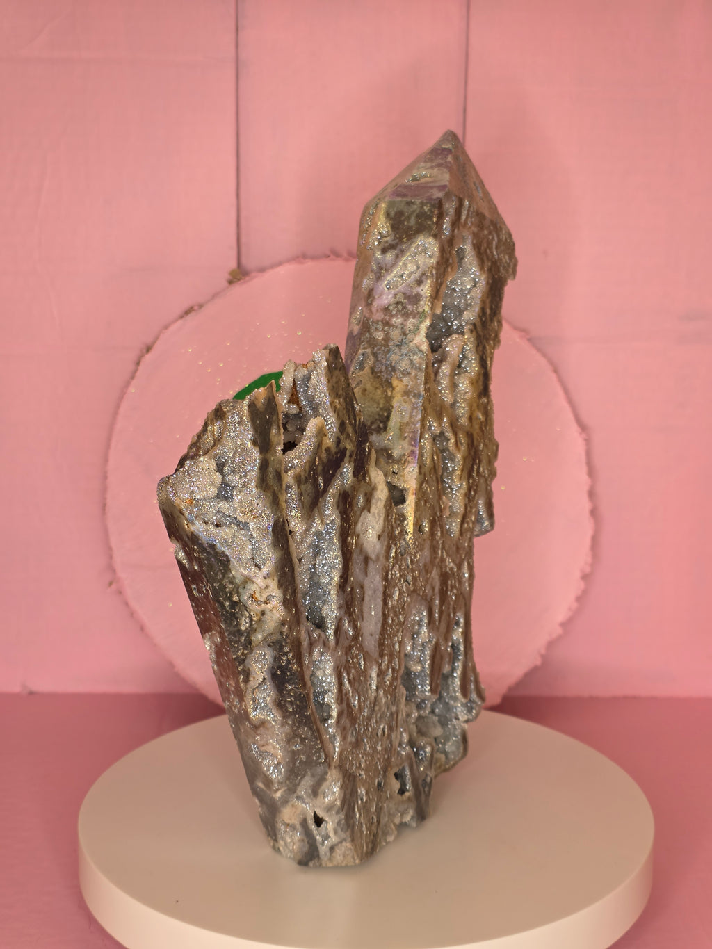 Aura Coated Sphalerite Tower D