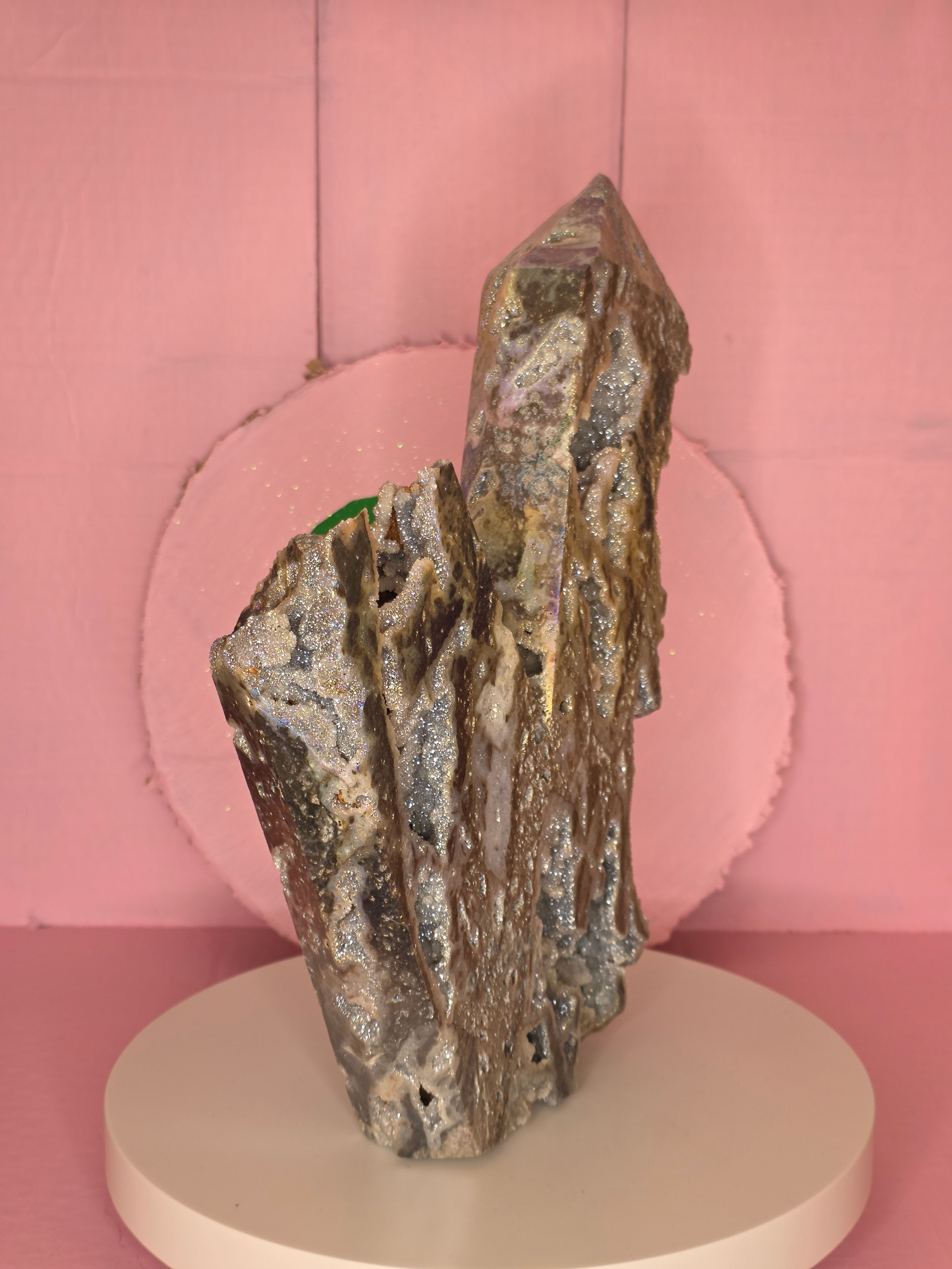 Aura Coated Sphalerite Tower D